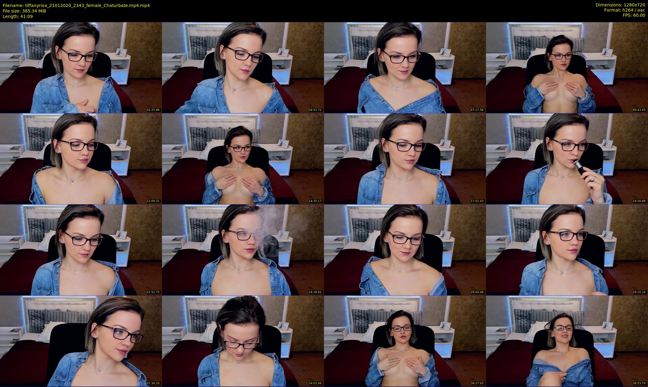 tiffanyriox — 42 minute Chaturbate female cam show recording, 720p, Jan 21, 2020