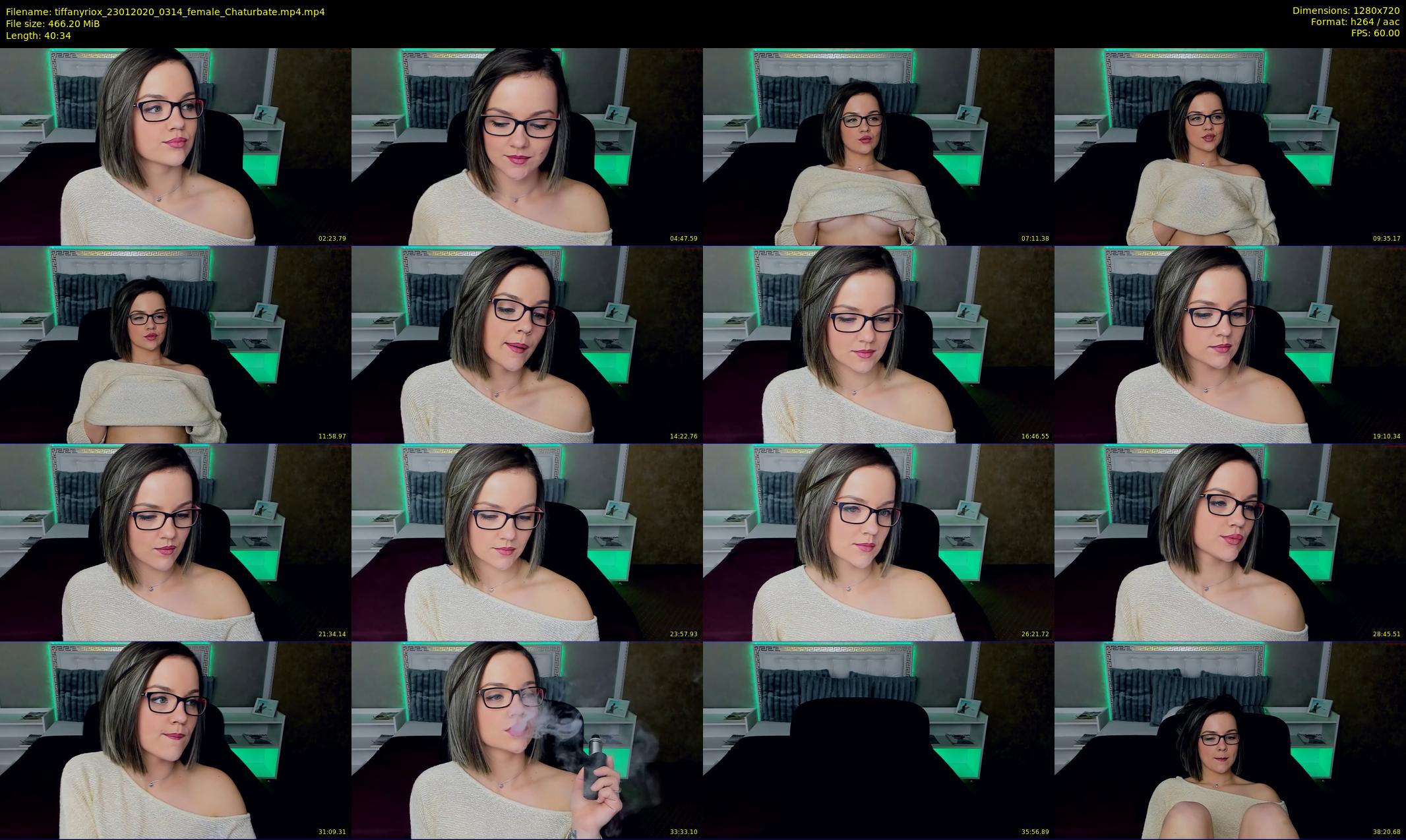 tiffanyriox — 41 minute Chaturbate female cam show recording, 720p, Jan 23, 2020