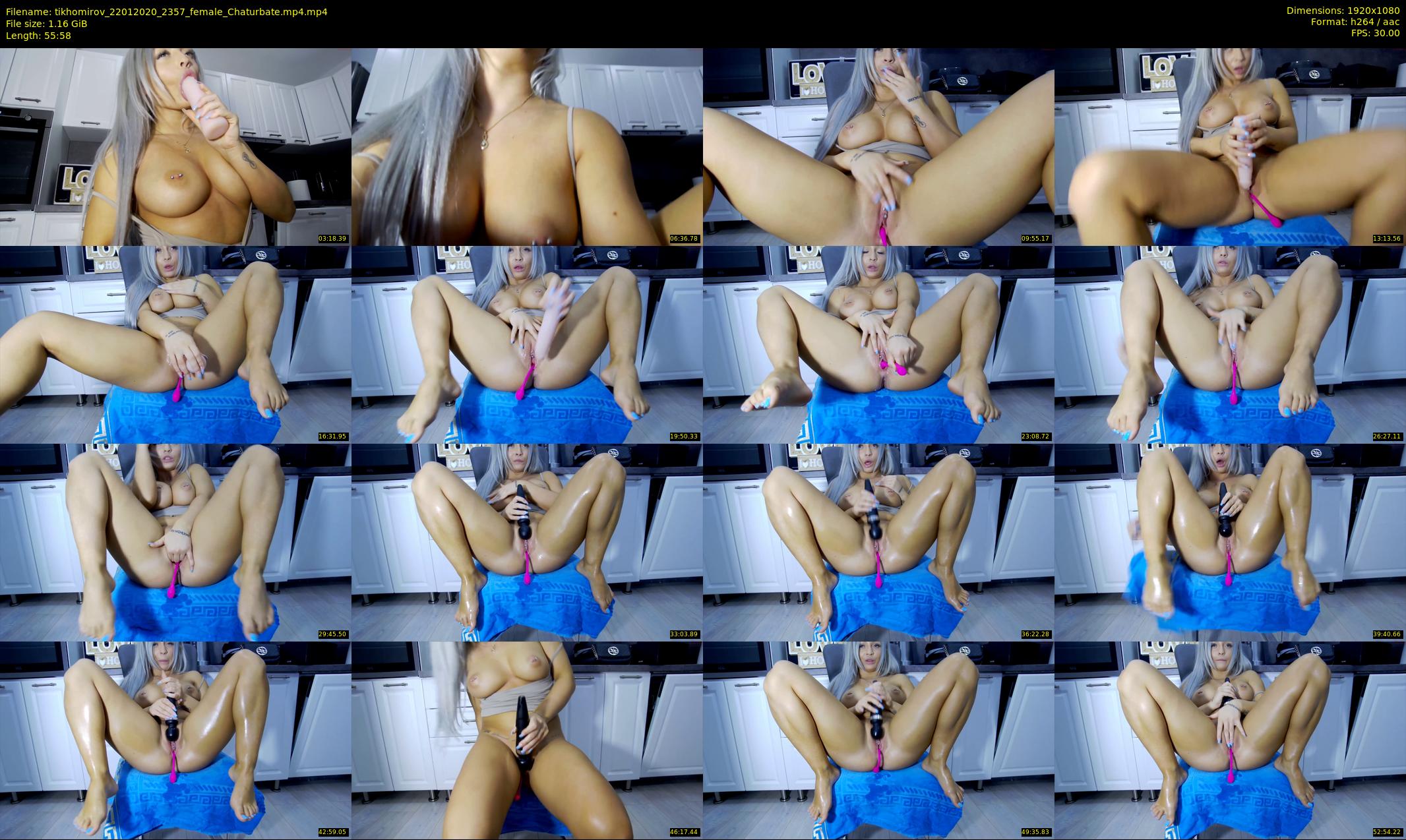 tikhomirov — 56 minute Chaturbate female cam show recording, 1080p, Jan 22, 2020