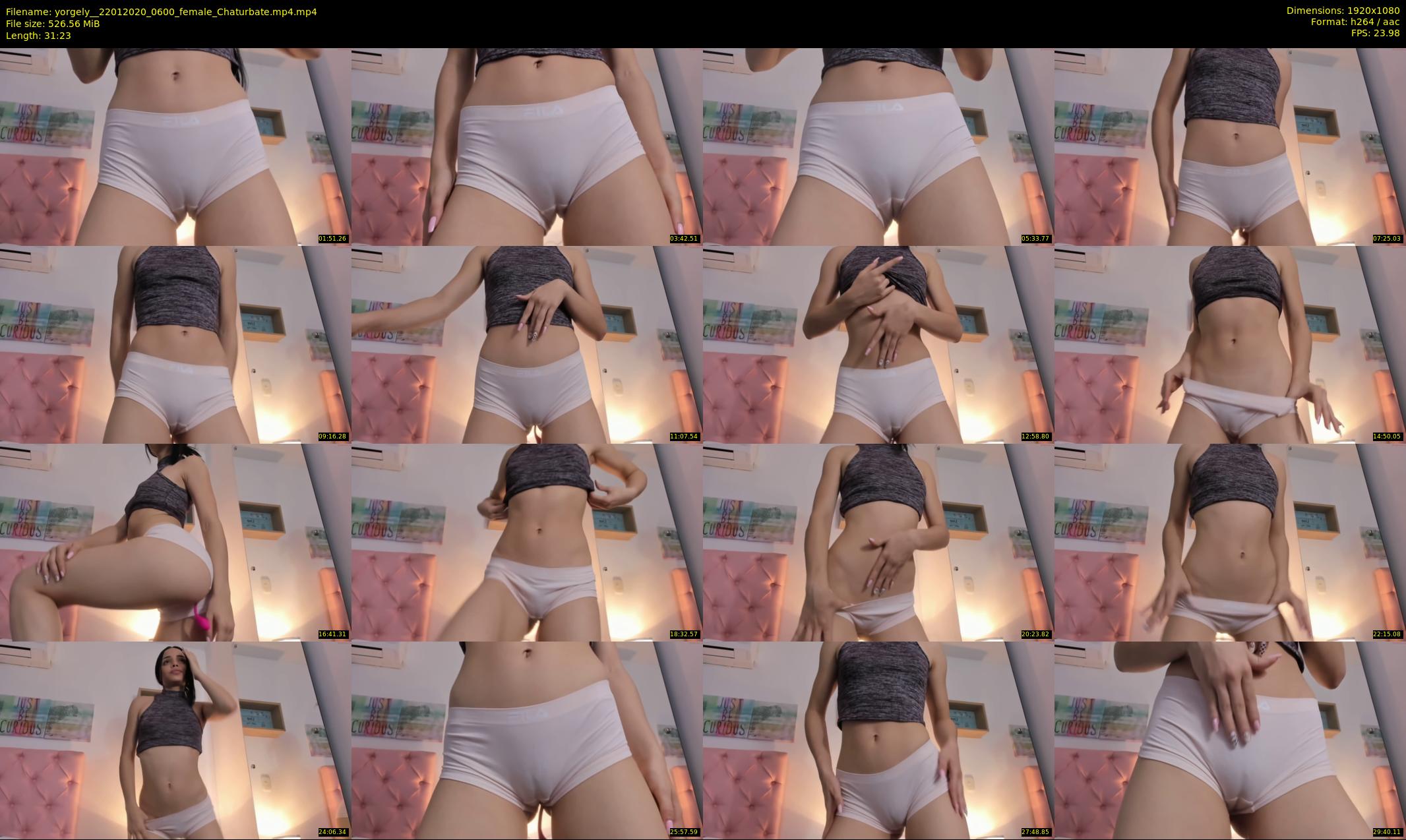 yorgely_ — 32 minute Chaturbate female cam show recording, 1080p, Jan 22, 2020
