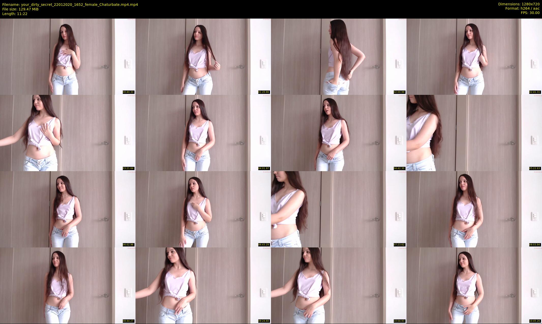 your_dirty_secret — 12 minute Chaturbate female cam show recording, 720p, Jan 22, 2020