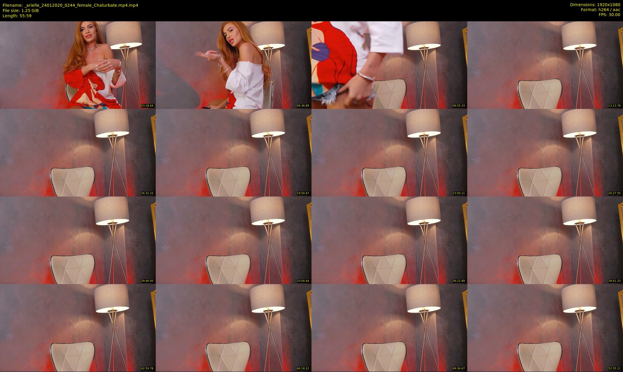 _arielle — 56 minute Chaturbate female cam show recording, 1080p, Jan 24, 2020
