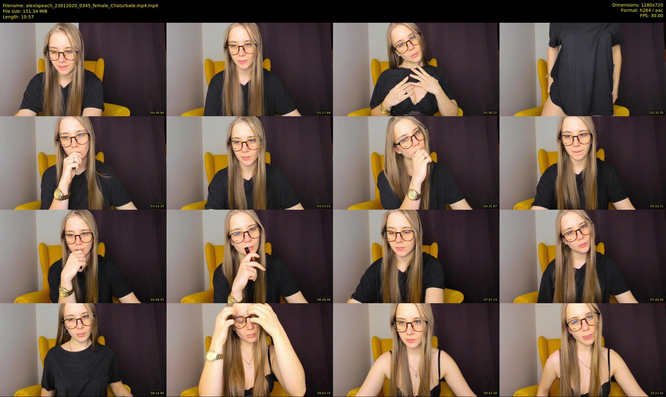 alexispeach — 11 minute Chaturbate female cam show recording, 720p, Jan 23, 2020