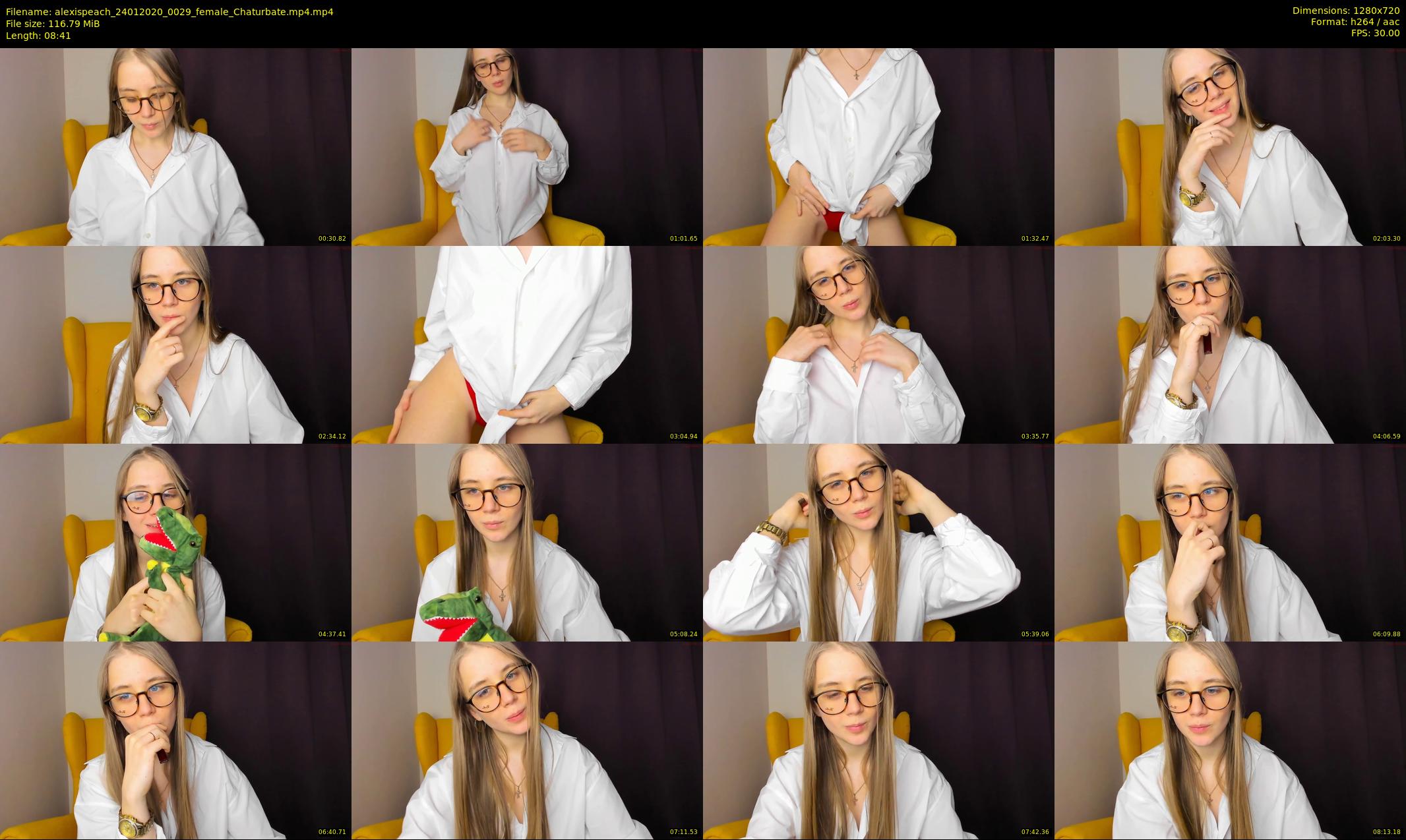 alexispeach — 9 minute Chaturbate female cam show recording, 720p, Jan 24, 2020