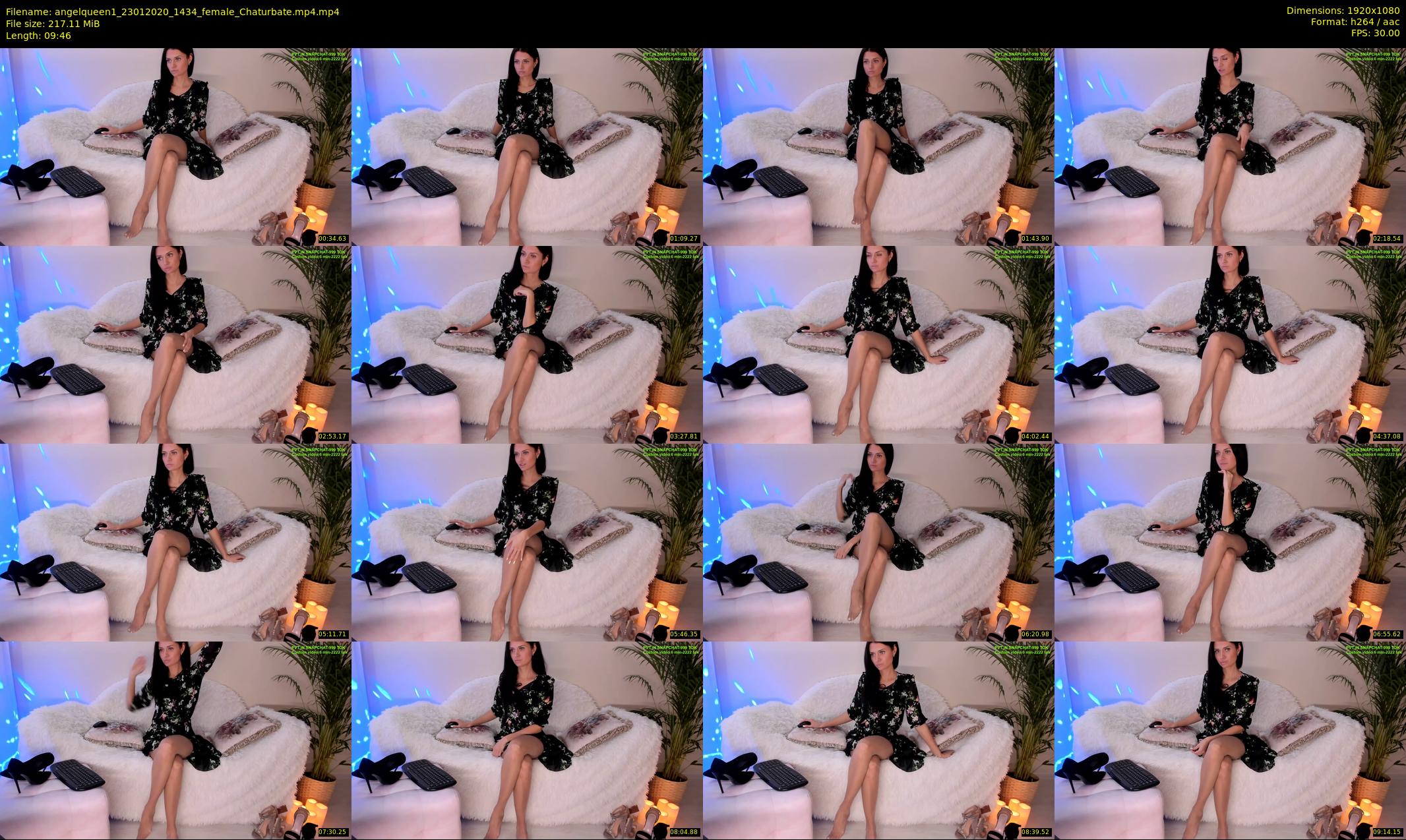 angelqueen1 — 10 minute Chaturbate female cam show recording, 1080p, Jan 23, 2020