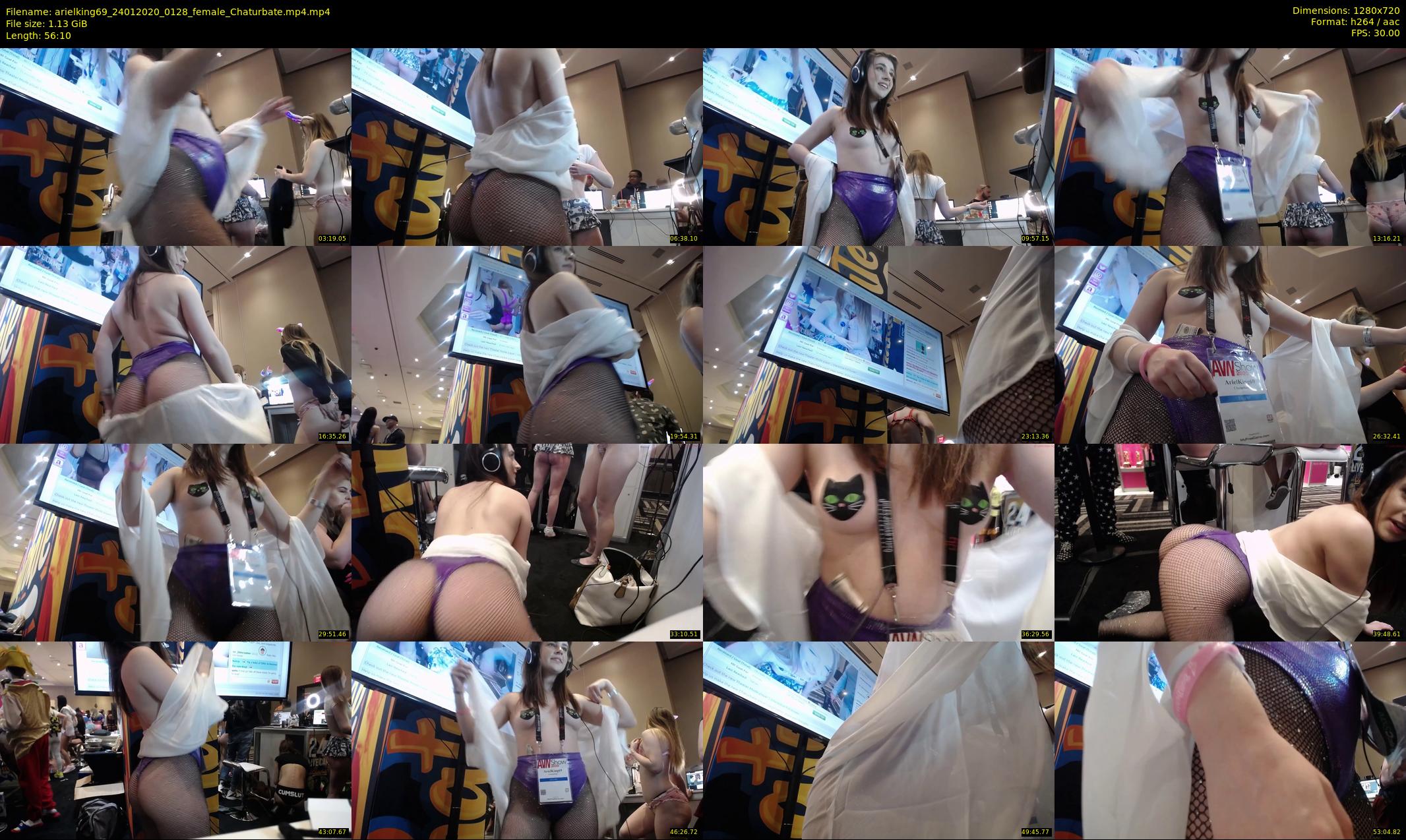 arielking69 — 57 minute Chaturbate female cam show recording, 720p, Jan 24, 2020