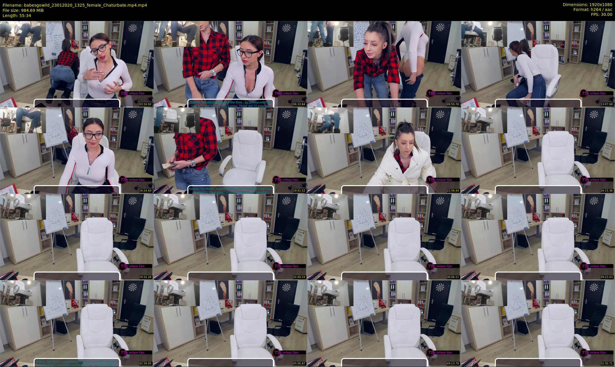 babesgowild — 56 minute Chaturbate couple cam show recording, 1080p, Jan 23, 2020