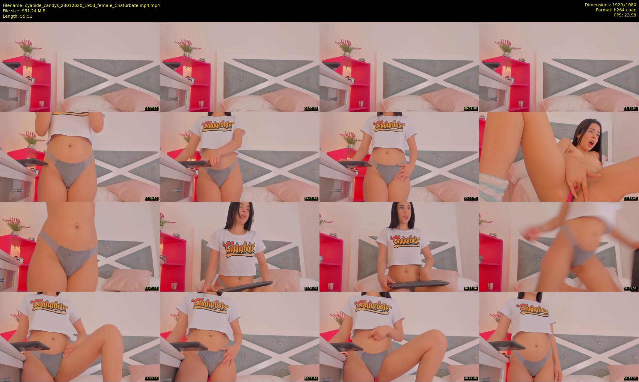 cyanide_candys — 56 minute Chaturbate female cam show recording, 1080p, Jan 23, 2020