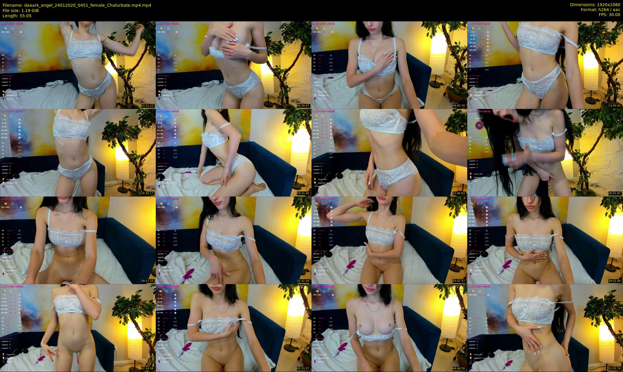 daaark_angel — 56 minute Chaturbate female cam show recording, 1080p, Jan 24, 2020