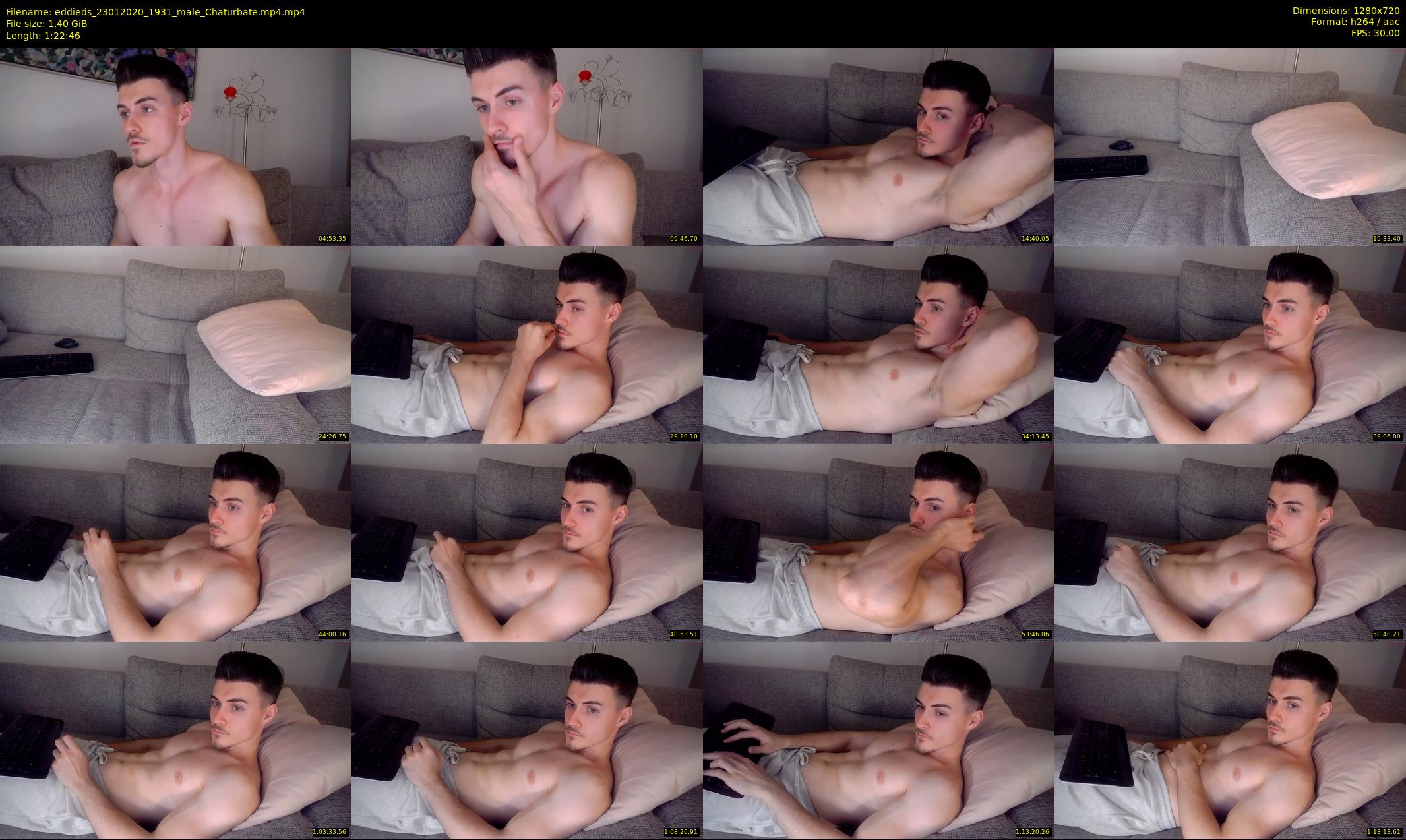 eddieds — 83 minute Chaturbate male cam show recording, 720p, Jan 23, 2020