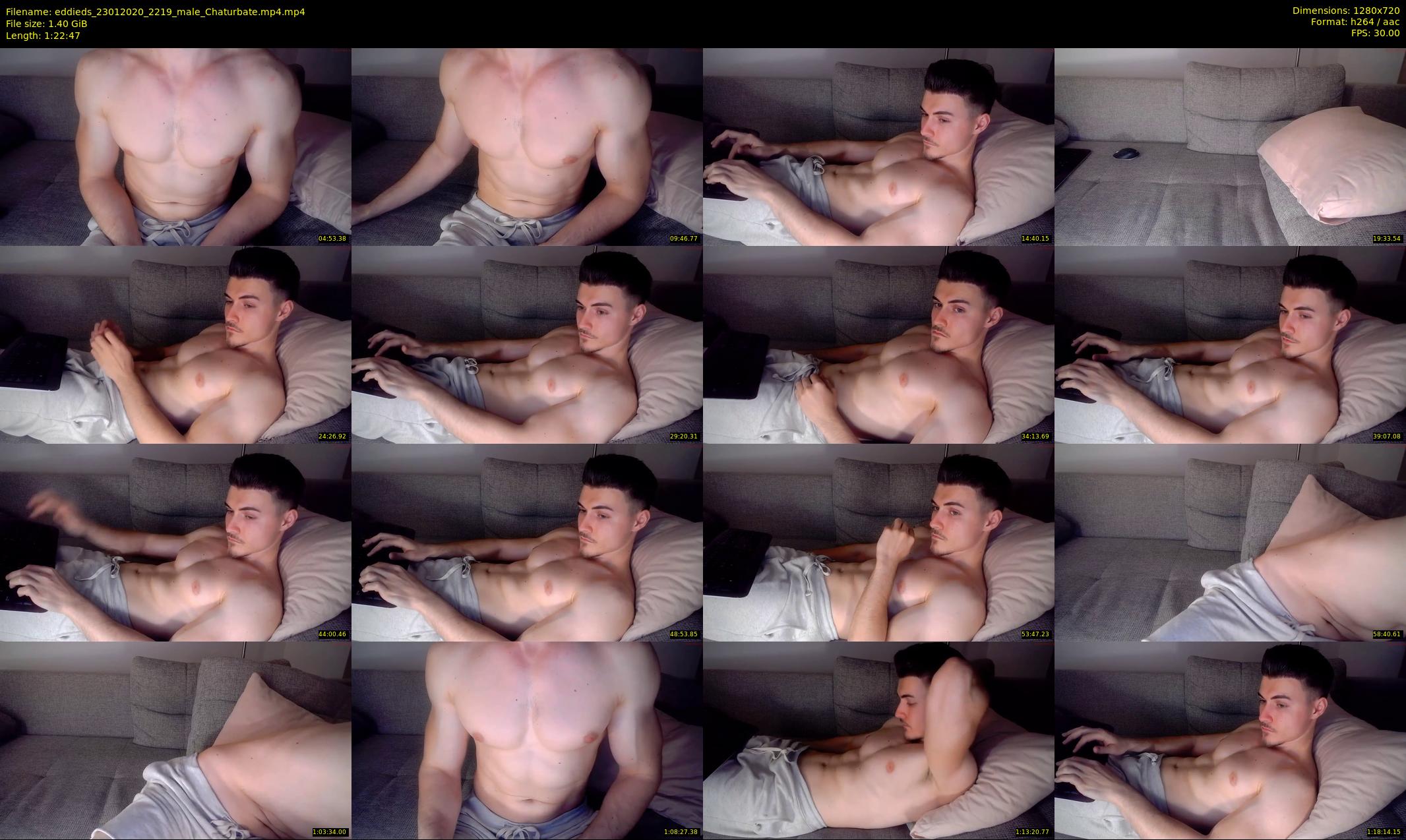 eddieds — 83 minute Chaturbate male cam show recording, 720p, Jan 23, 2020