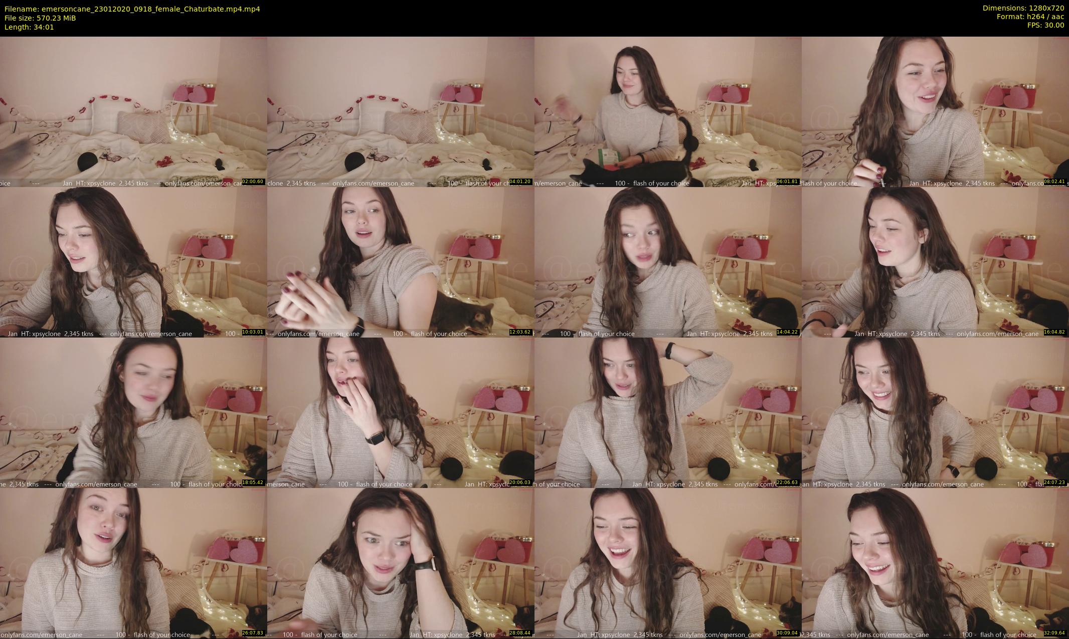 emersoncane — 35 minute Chaturbate female cam show recording, 720p, Jan 23, 2020