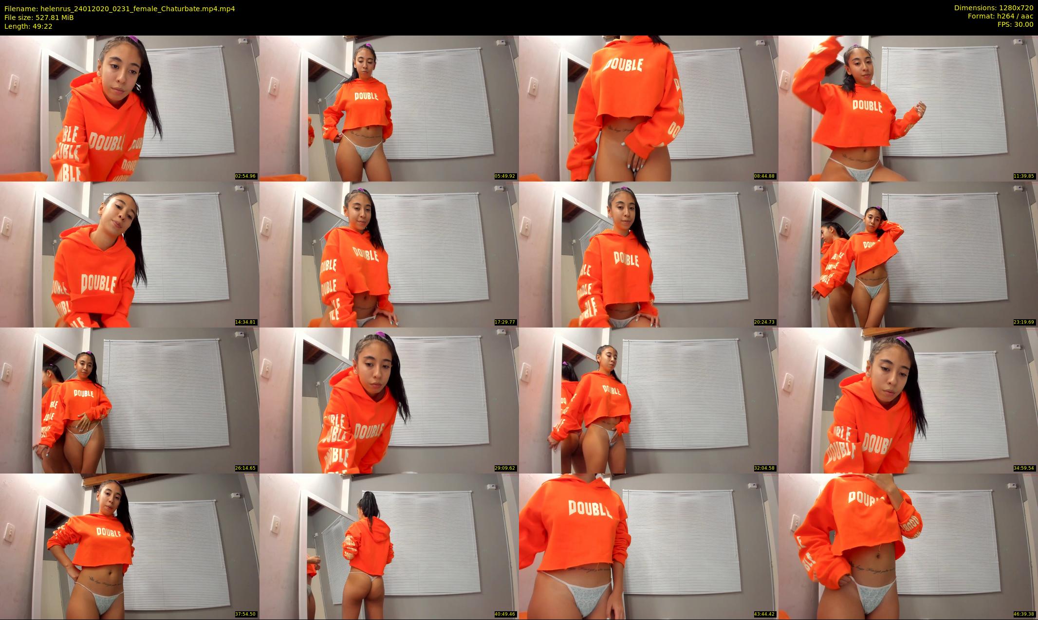helenrus — 50 minute Chaturbate female cam show recording, 720p, Jan 24, 2020