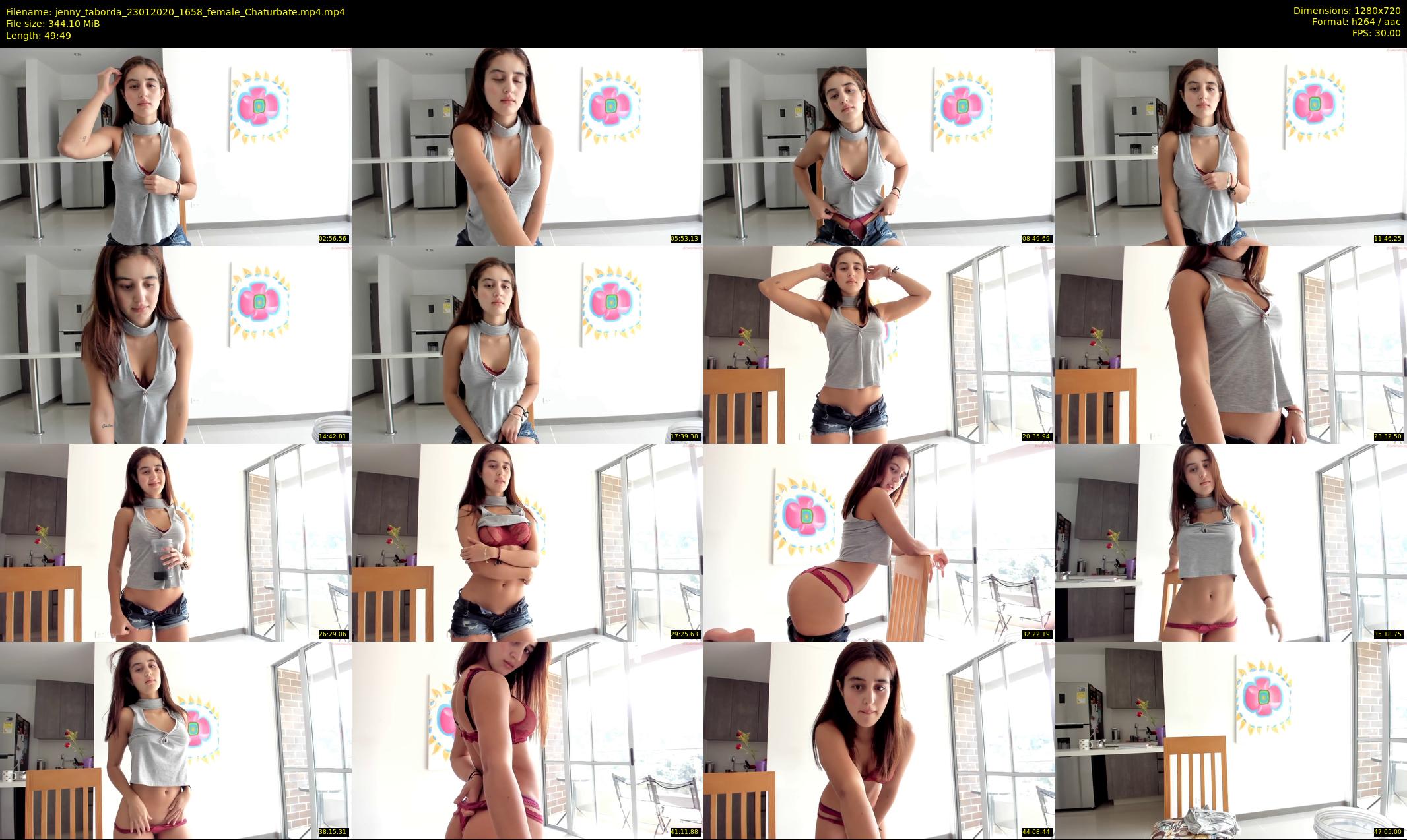jenny_taborda — 50 minute Chaturbate female cam show recording, 720p, Jan 23, 2020