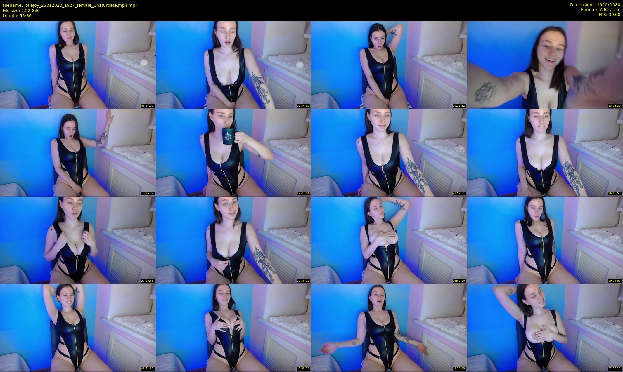 joliejoy — 56 minute Chaturbate female cam show recording, 1080p, Jan 23, 2020