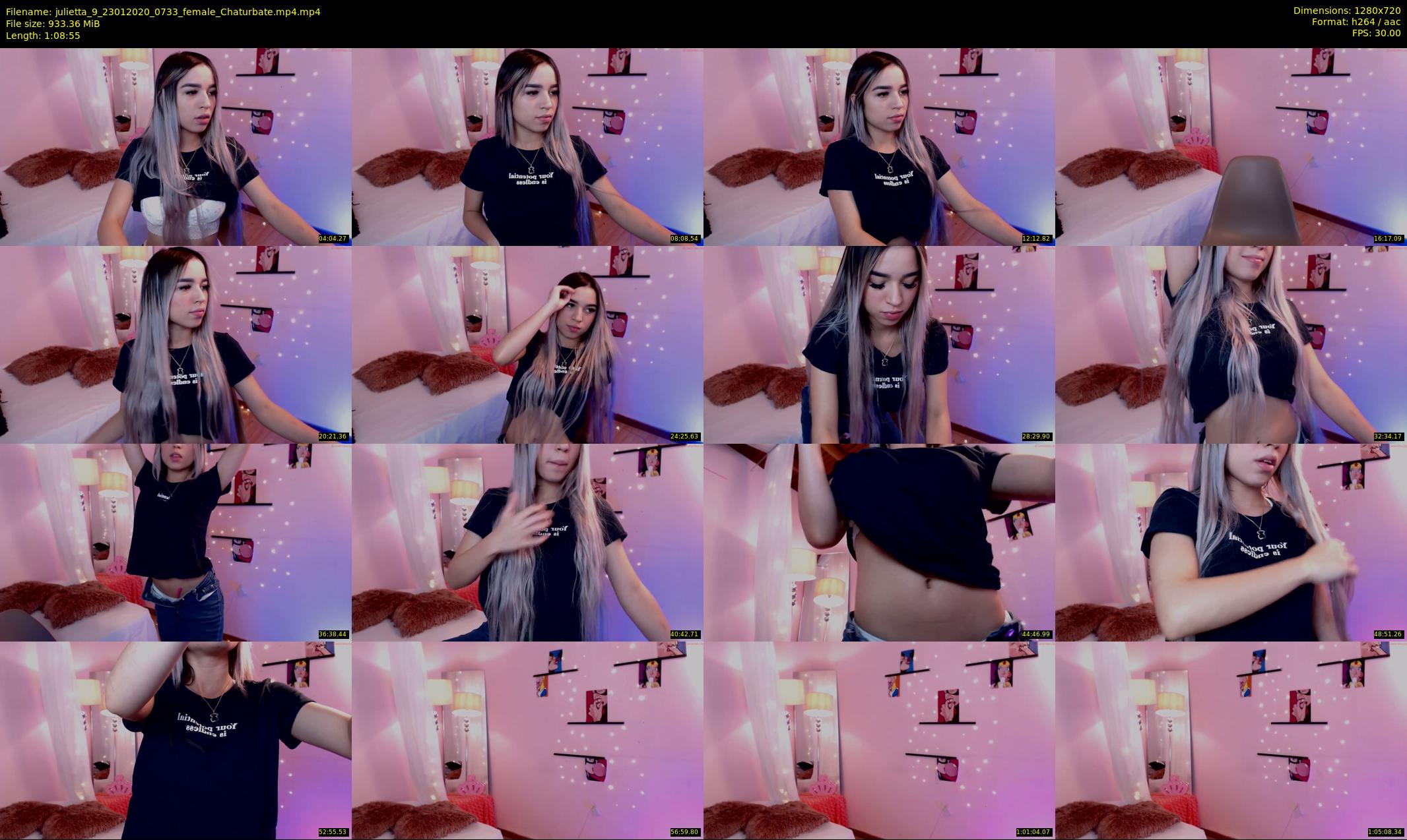 julietta_9 — 69 minute Chaturbate female cam show recording, 720p, Jan 23, 2020