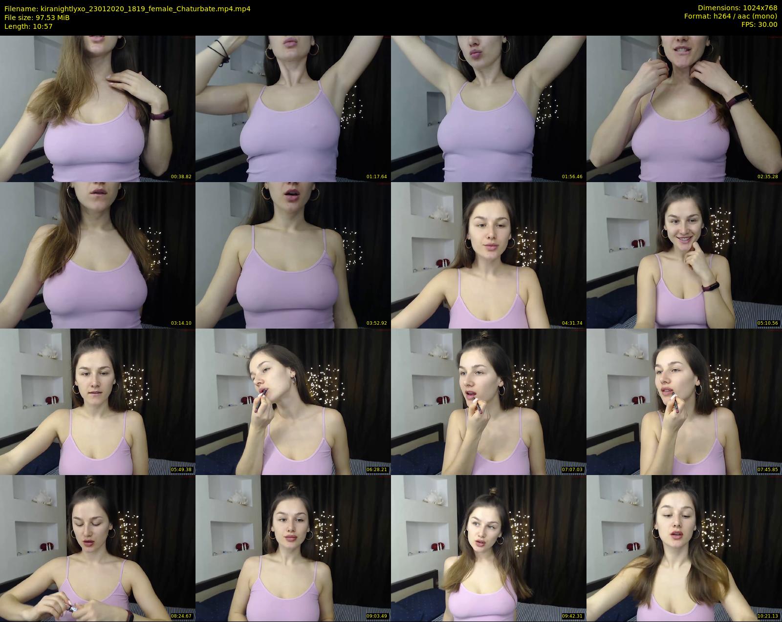 kiranightlyxo — 11 minute Chaturbate female cam show recording, 720p, Jan 23, 2020
