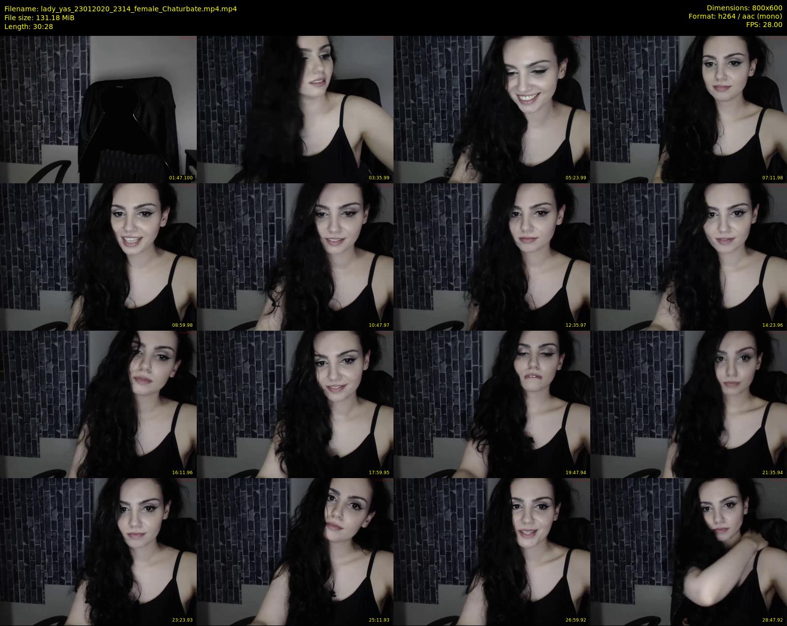 lady_yas — 31 minute Chaturbate female cam show recording, 480p, Jan 23, 2020