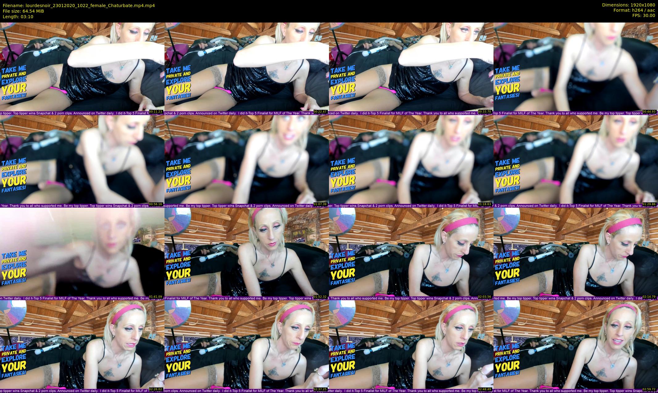 lourdesnoir — 4 minute Chaturbate female cam show recording, 1080p, Jan 23, 2020
