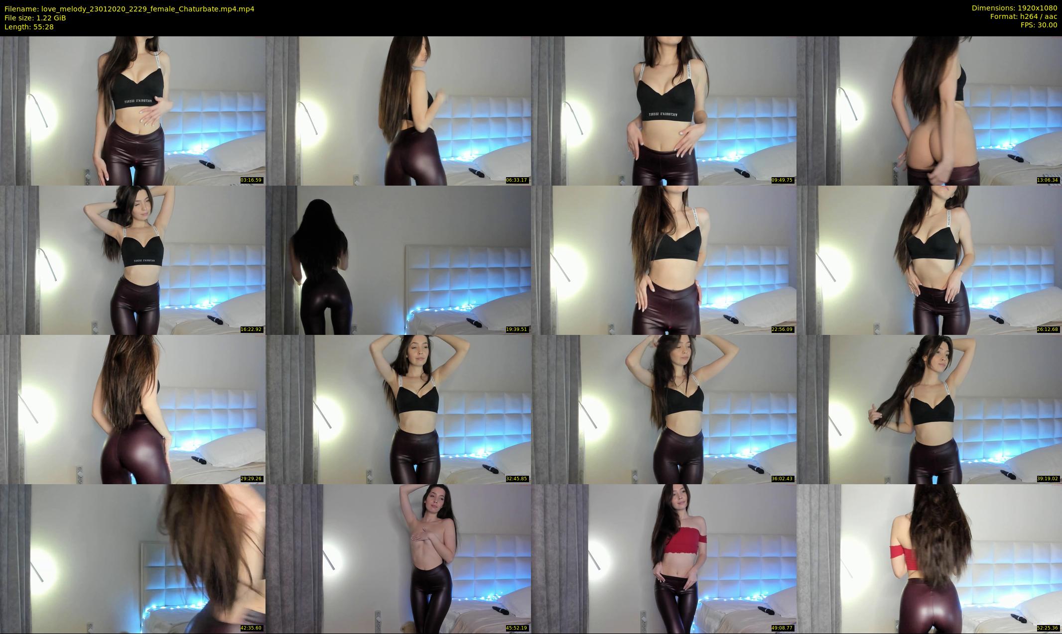 love_melody — 56 minute Chaturbate female cam show recording, 1080p, Jan 23, 2020