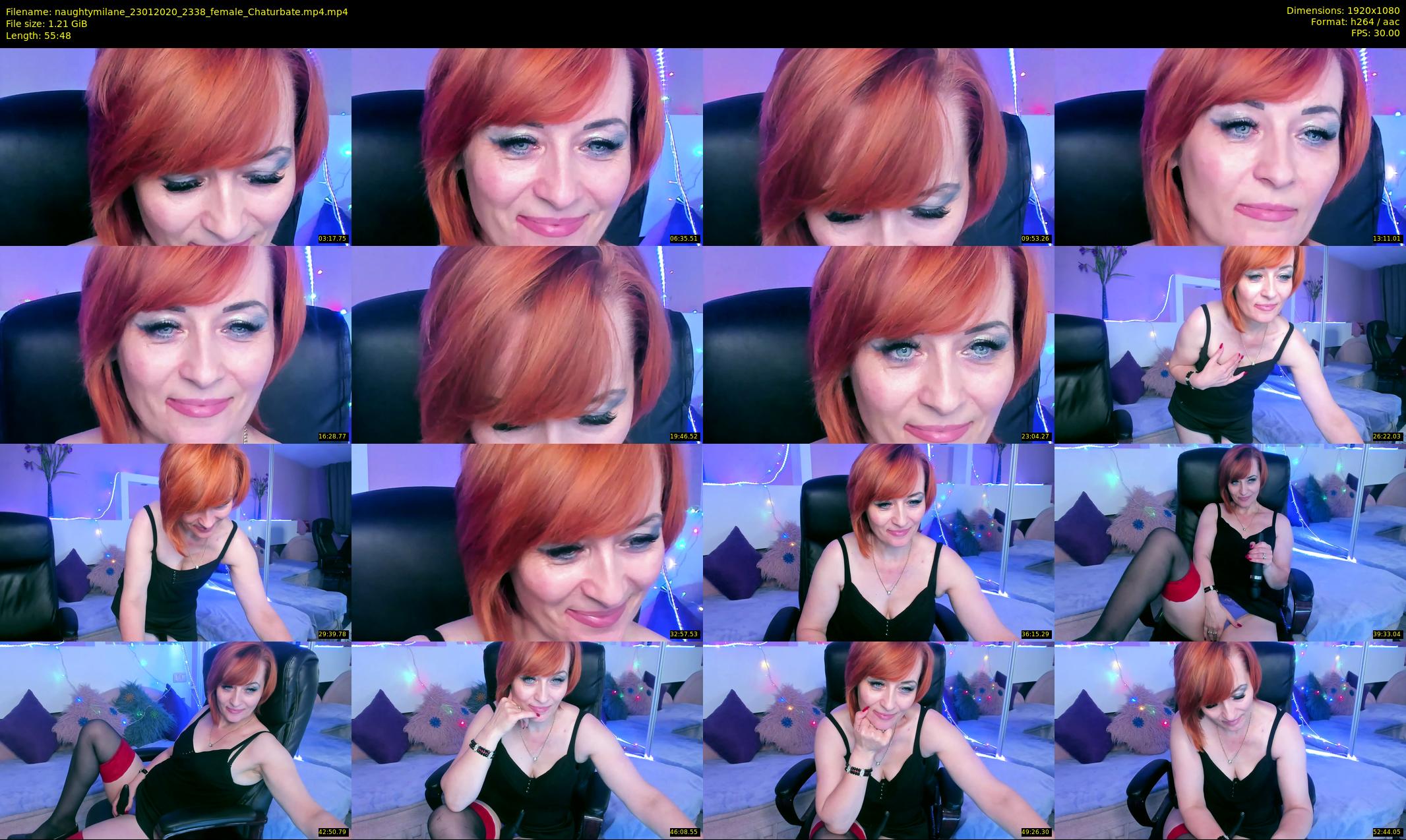 naughtymilane — 56 minute Chaturbate female cam show recording, 1080p, Jan 23, 2020