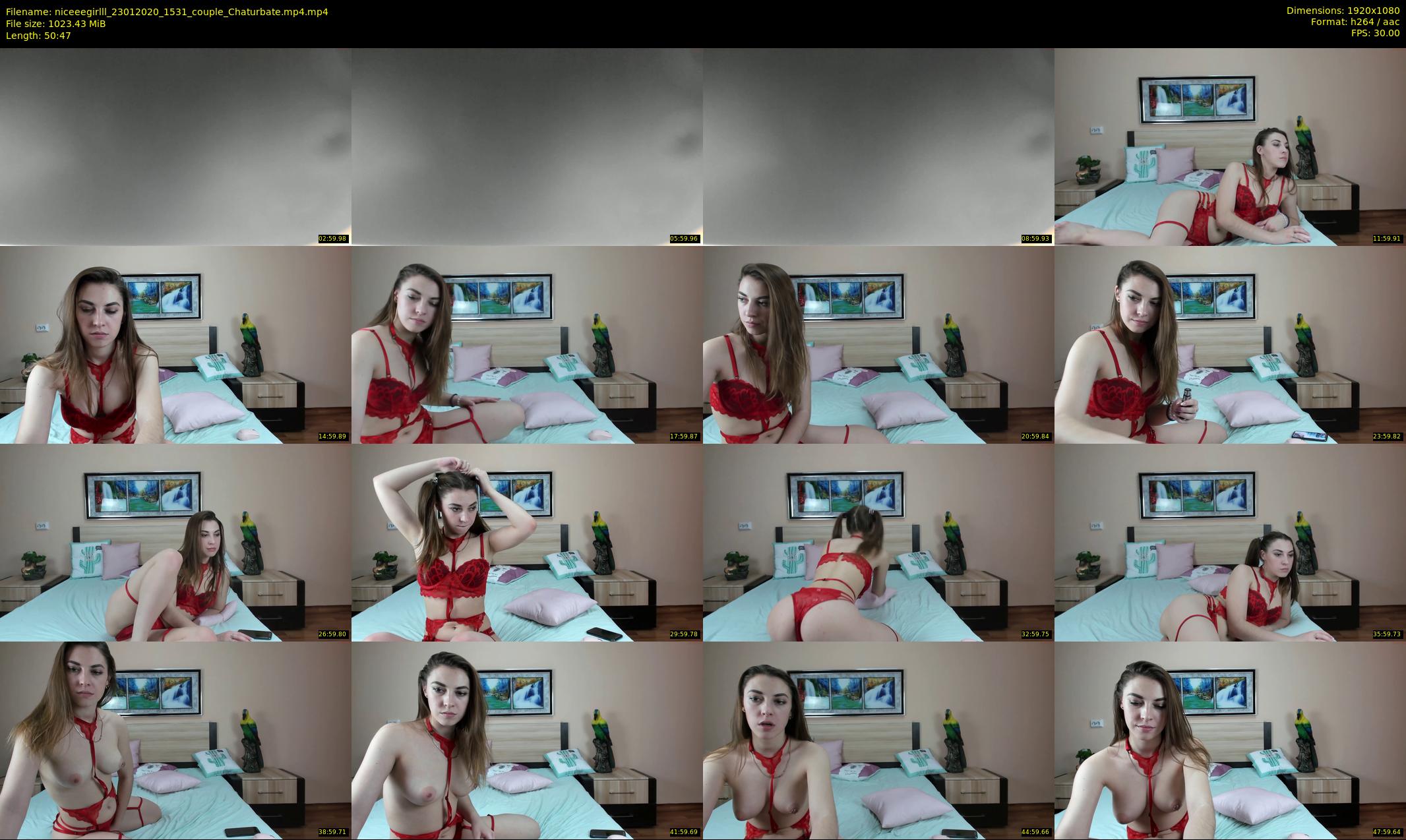 niceeegirlll — 51 minute Chaturbate couple cam show recording, 1080p, Jan 23, 2020
