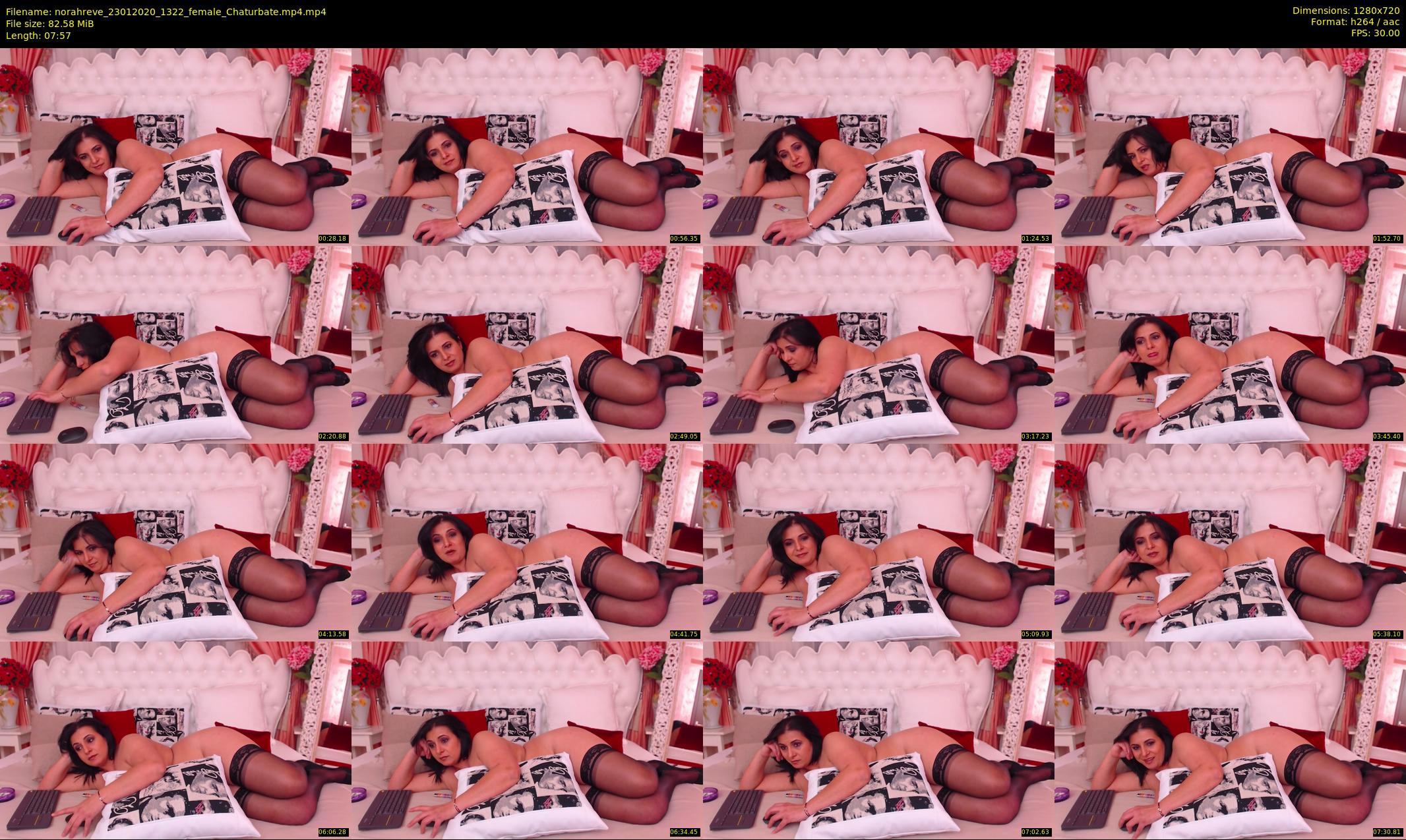 norahreve — 8 minute Chaturbate female cam show recording, 720p, Jan 23, 2020