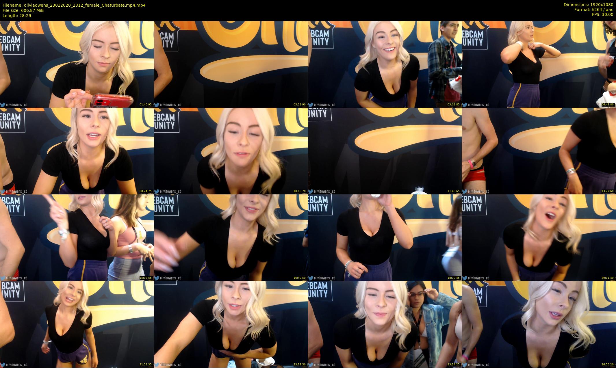 oliviaowens — 29 minute Chaturbate female cam show recording, 1080p, Jan 23, 2020