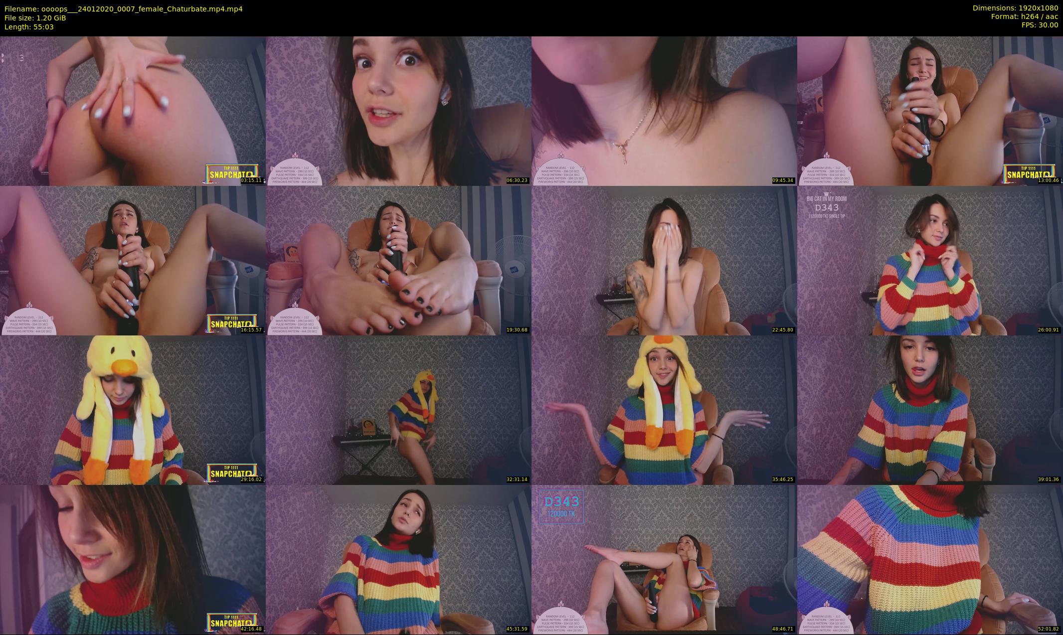 oooops__ — 56 minute Chaturbate female cam show recording, 1080p, Jan 24, 2020