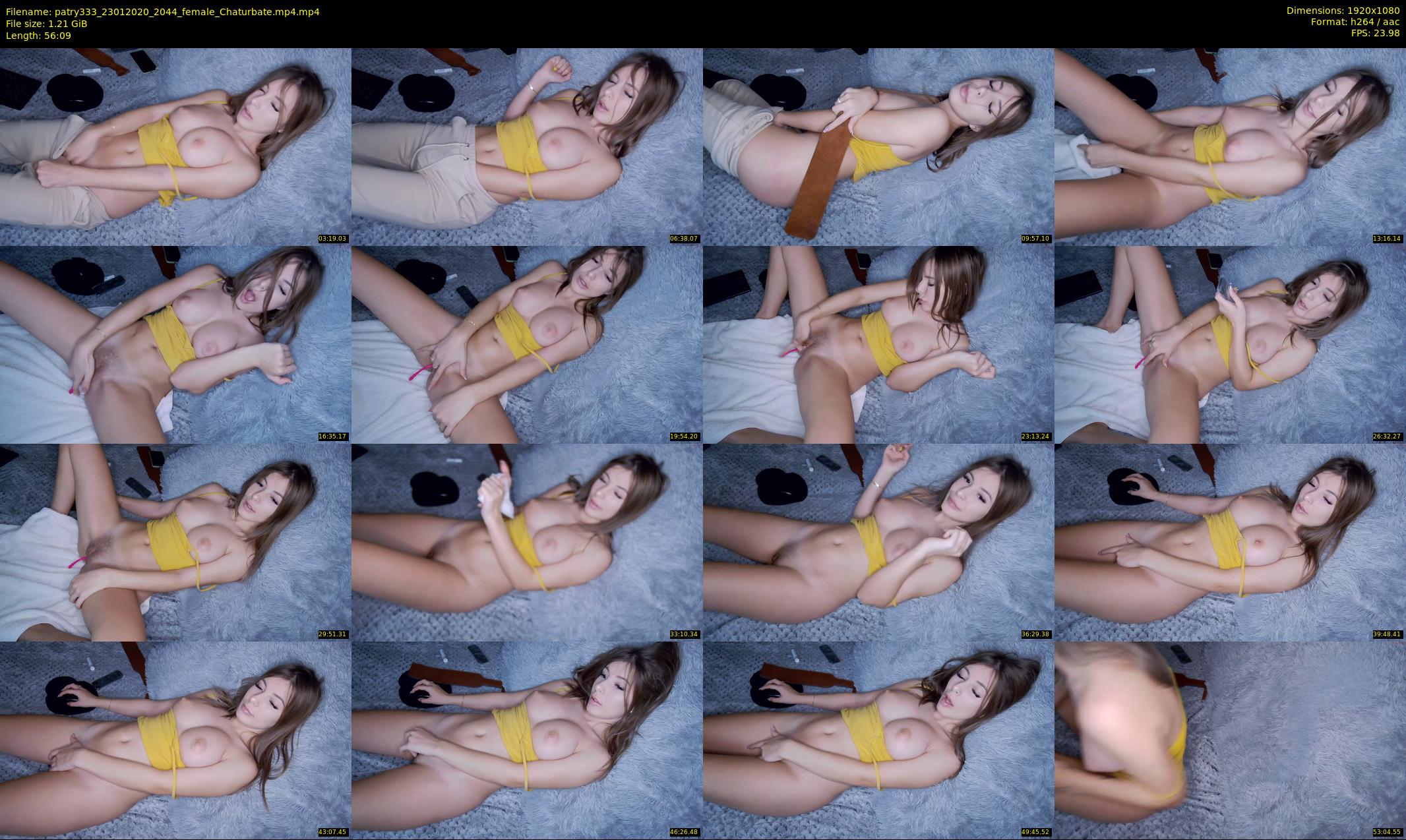 patry333 — 57 minute Chaturbate female cam show recording, 1080p, Jan 23, 2020