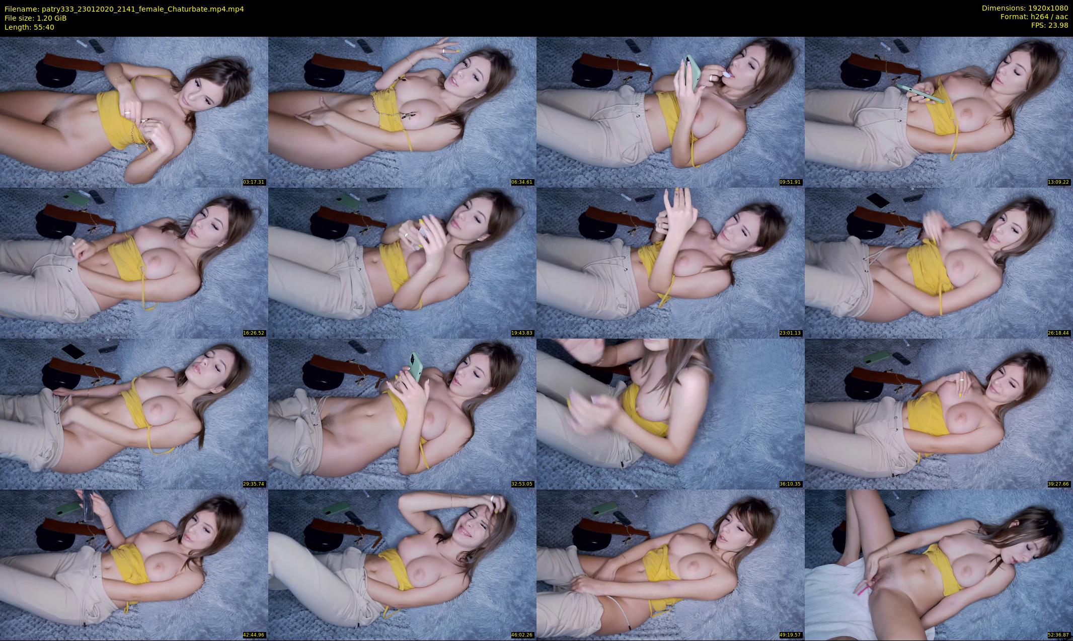 patry333 — 56 minute Chaturbate female cam show recording, 1080p, Jan 23, 2020