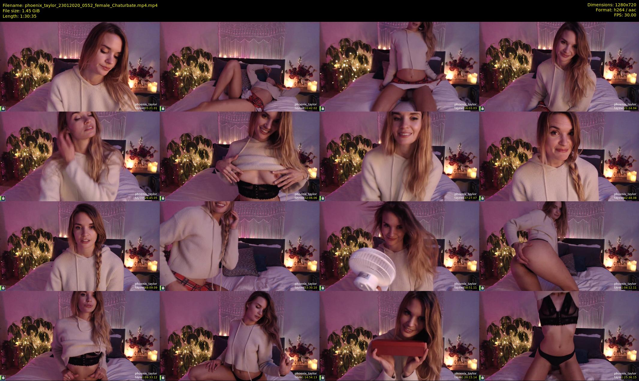 phoenix_taylor — 91 minute Chaturbate female cam show recording, 720p, Jan 23, 2020