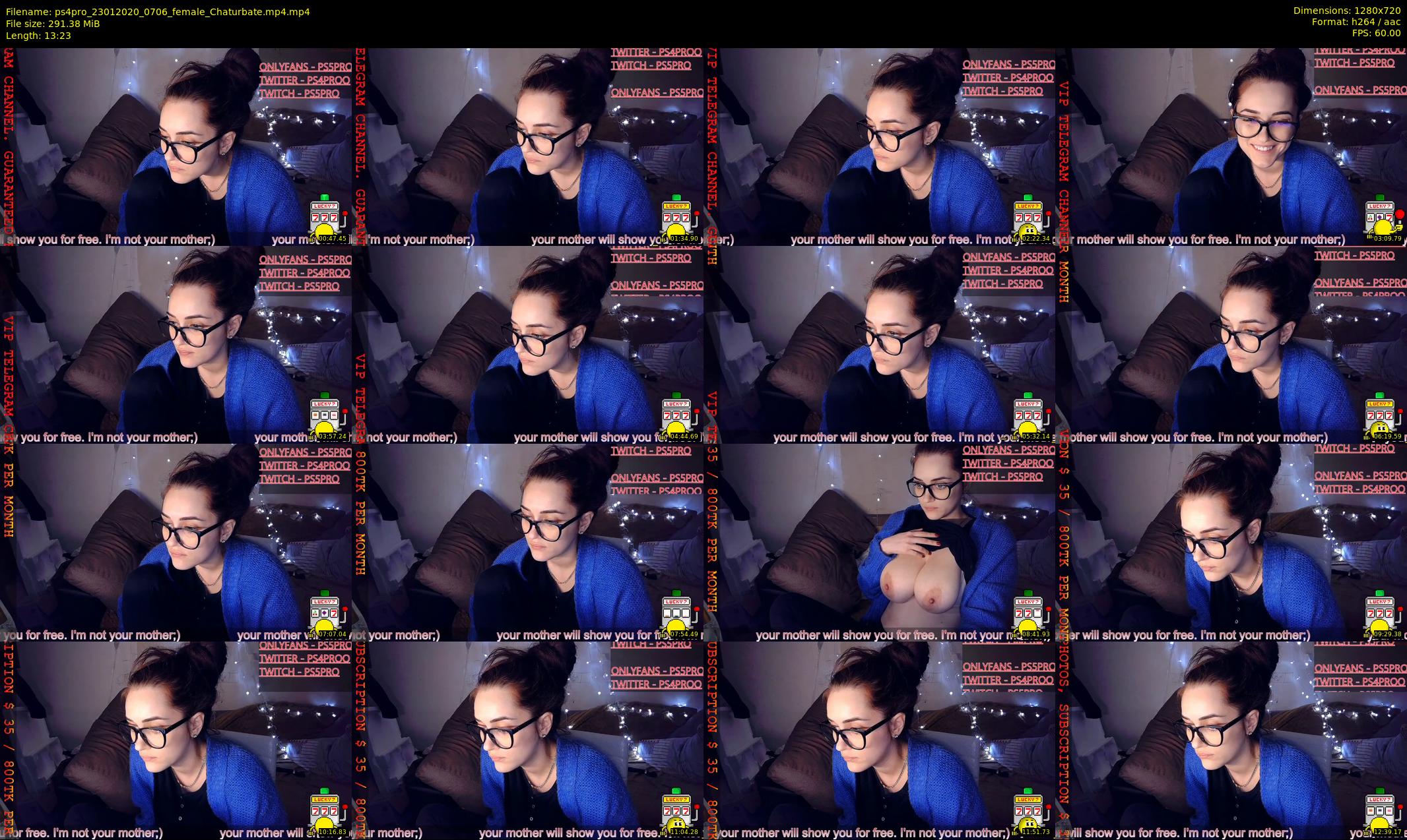 ps4pro — 14 minute Chaturbate female cam show recording, 720p, Jan 23, 2020