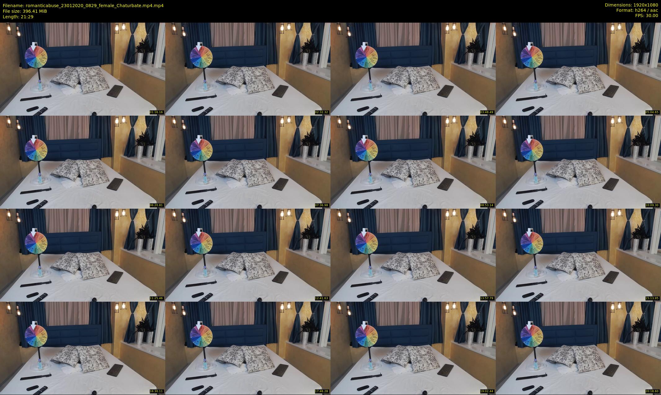 romanticabuse — 22 minute Chaturbate female cam show recording, 1080p, Jan 23, 2020