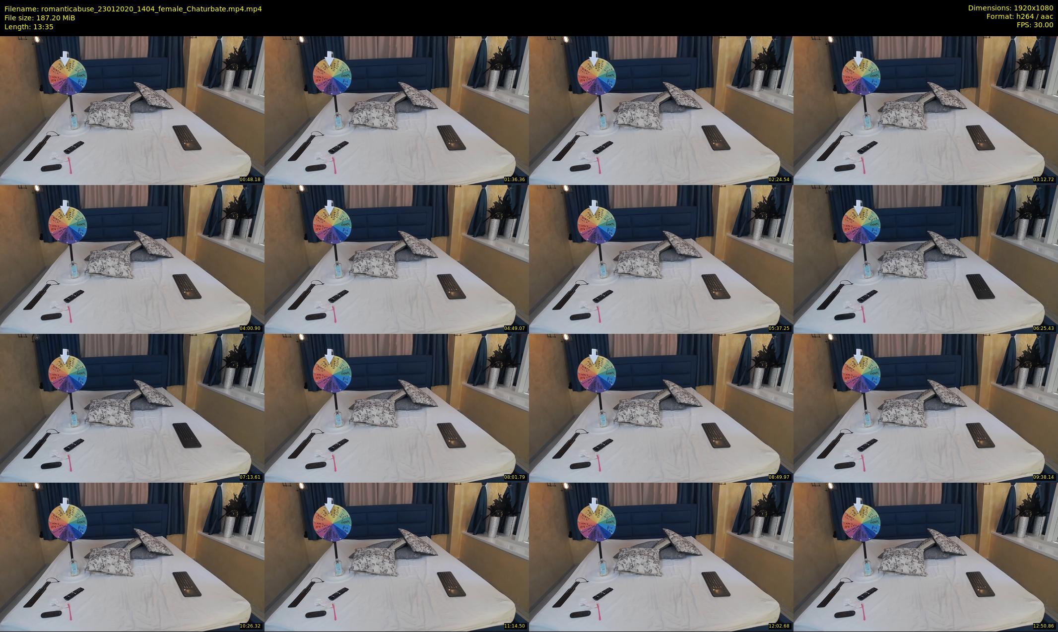 romanticabuse — 14 minute Chaturbate female cam show recording, 1080p, Jan 23, 2020