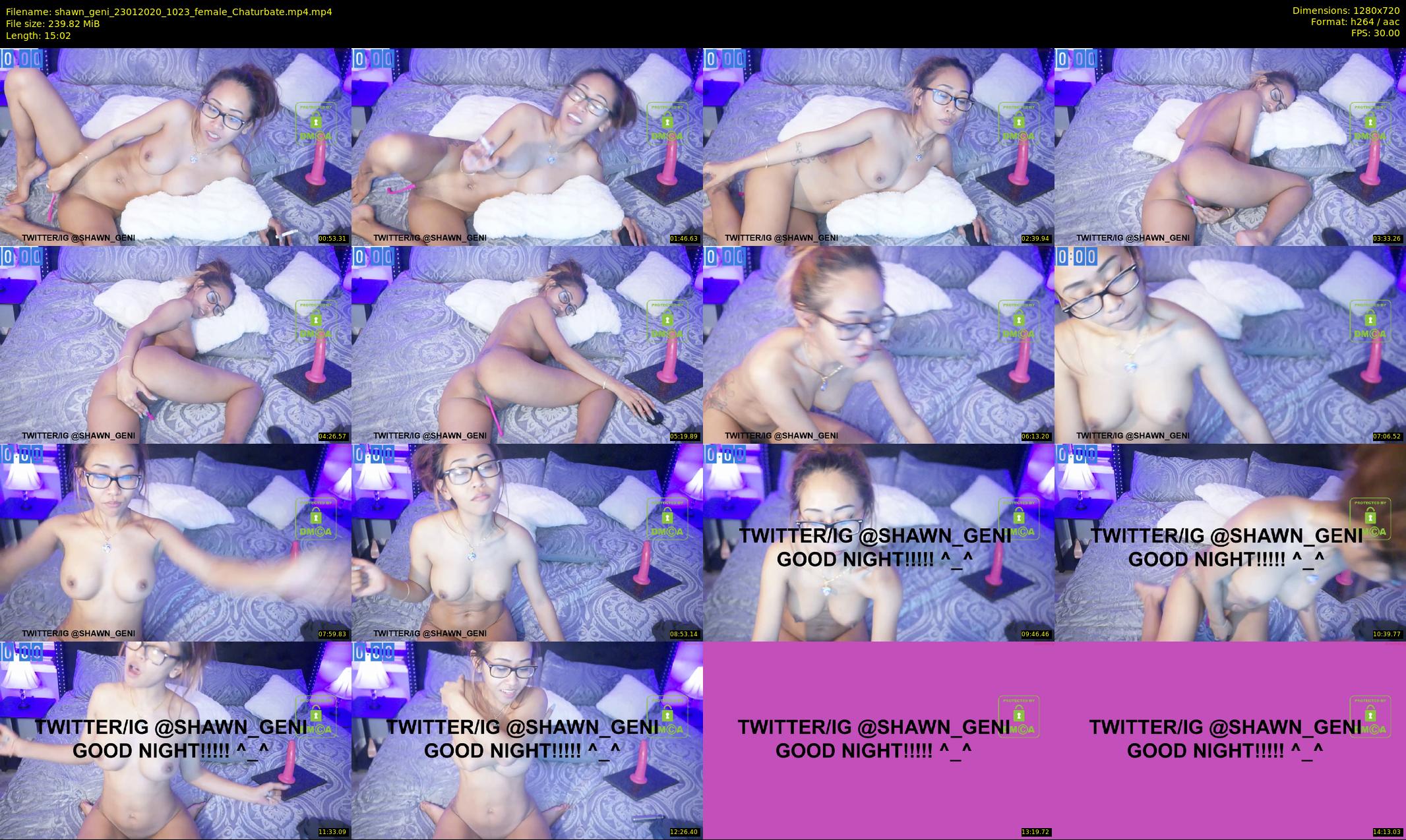 shawn_geni — 16 minute Chaturbate couple cam show recording, 720p, Jan 23, 2020