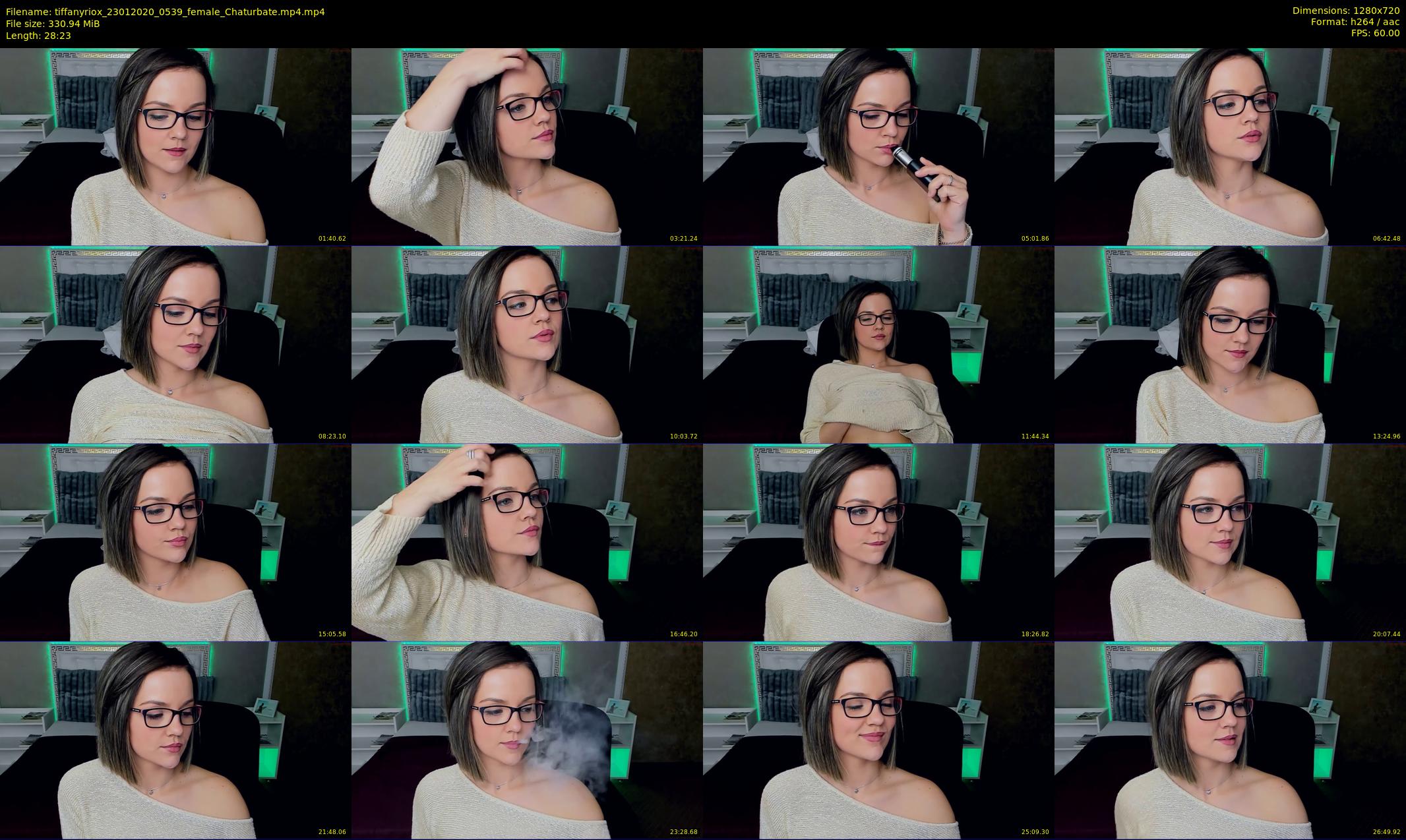 tiffanyriox — 29 minute Chaturbate female cam show recording, 720p, Jan 23, 2020