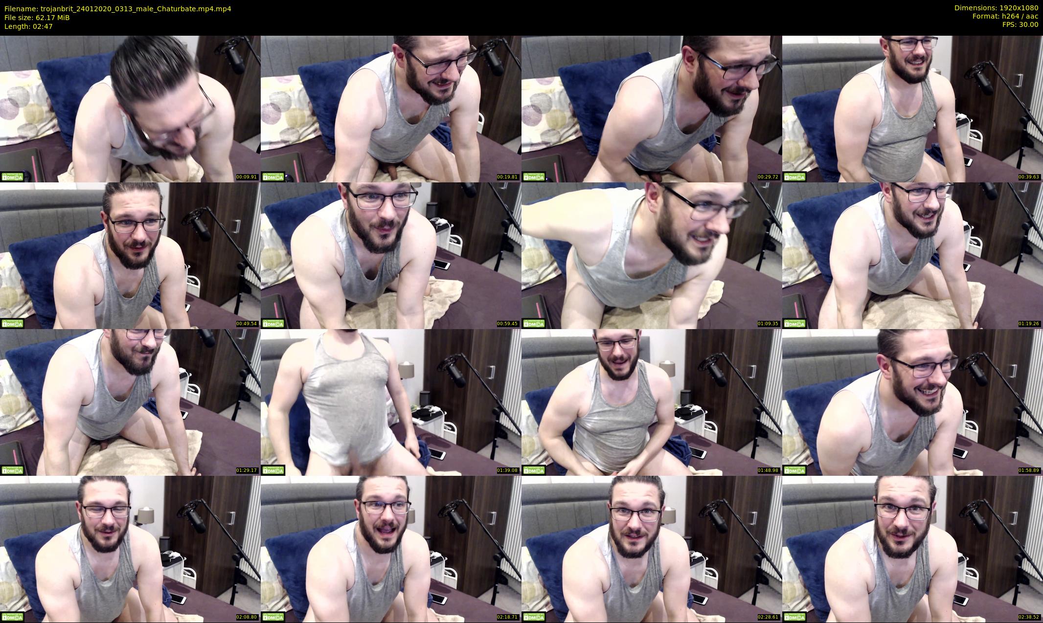trojanbrit — 3 minute Chaturbate male cam show recording, 1080p, Jan 24, 2020