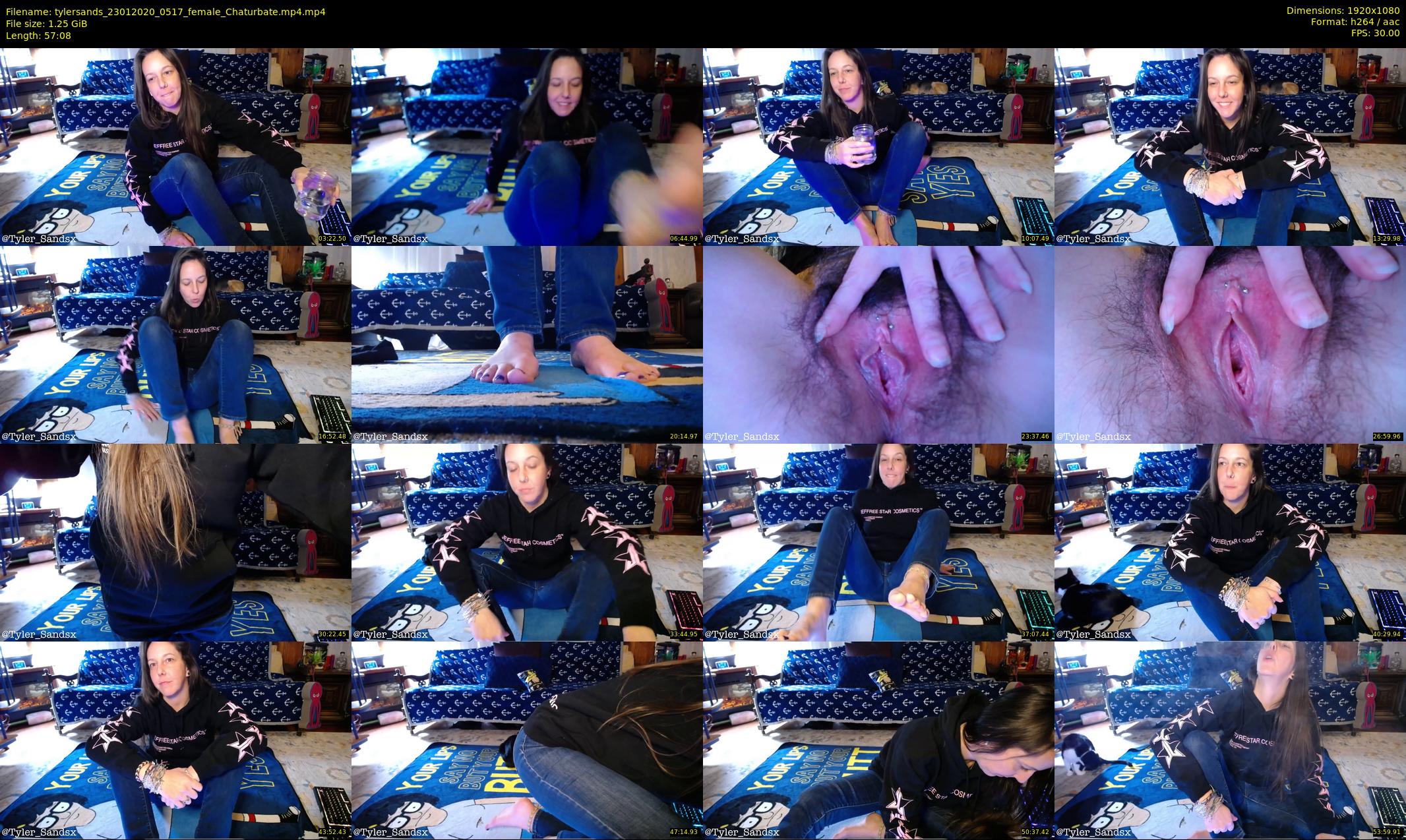 tylersands — 58 minute Chaturbate female cam show recording, 1080p, Jan 23, 2020