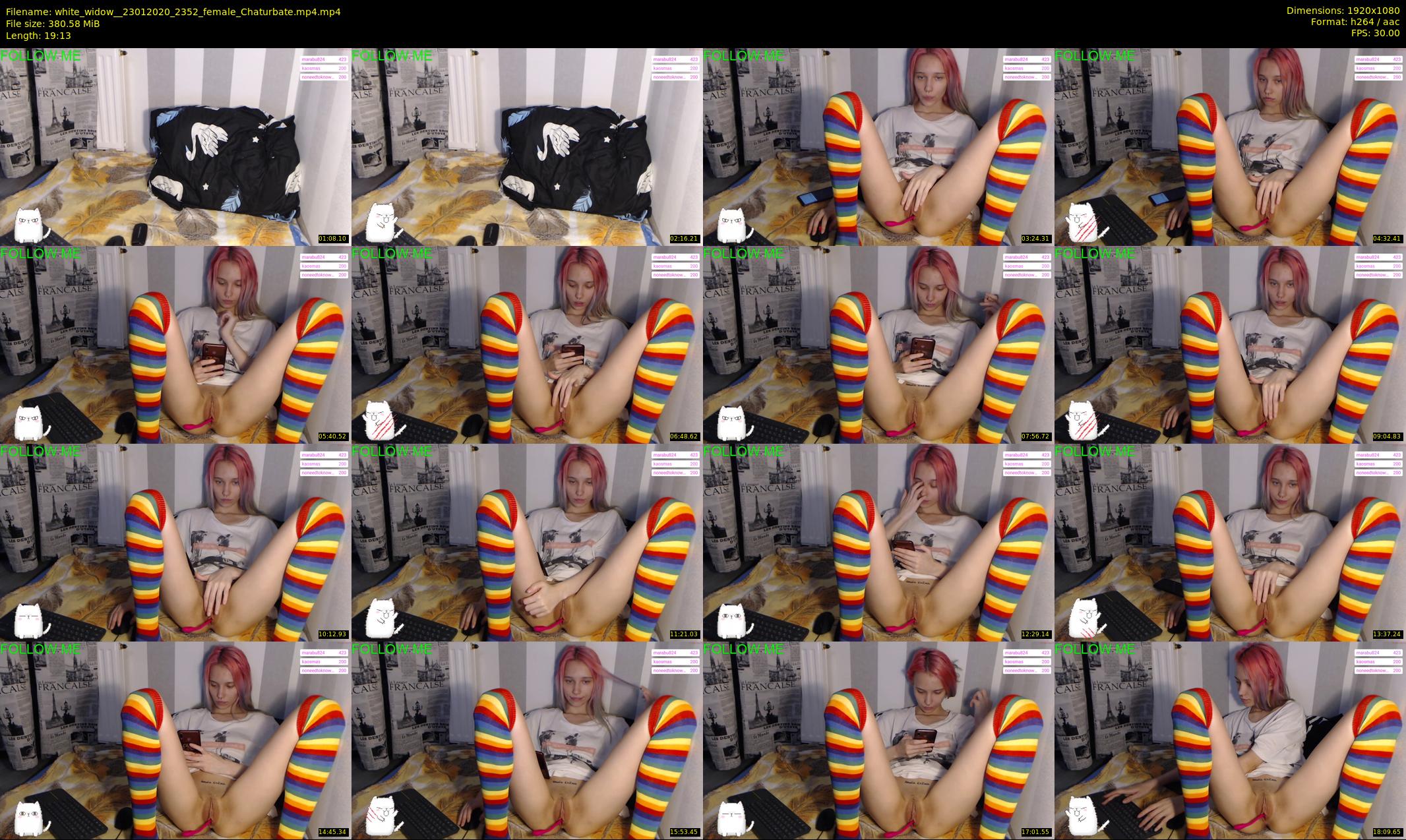 white_widow_ — 20 minute Chaturbate female cam show recording, 1080p, Jan 23, 2020