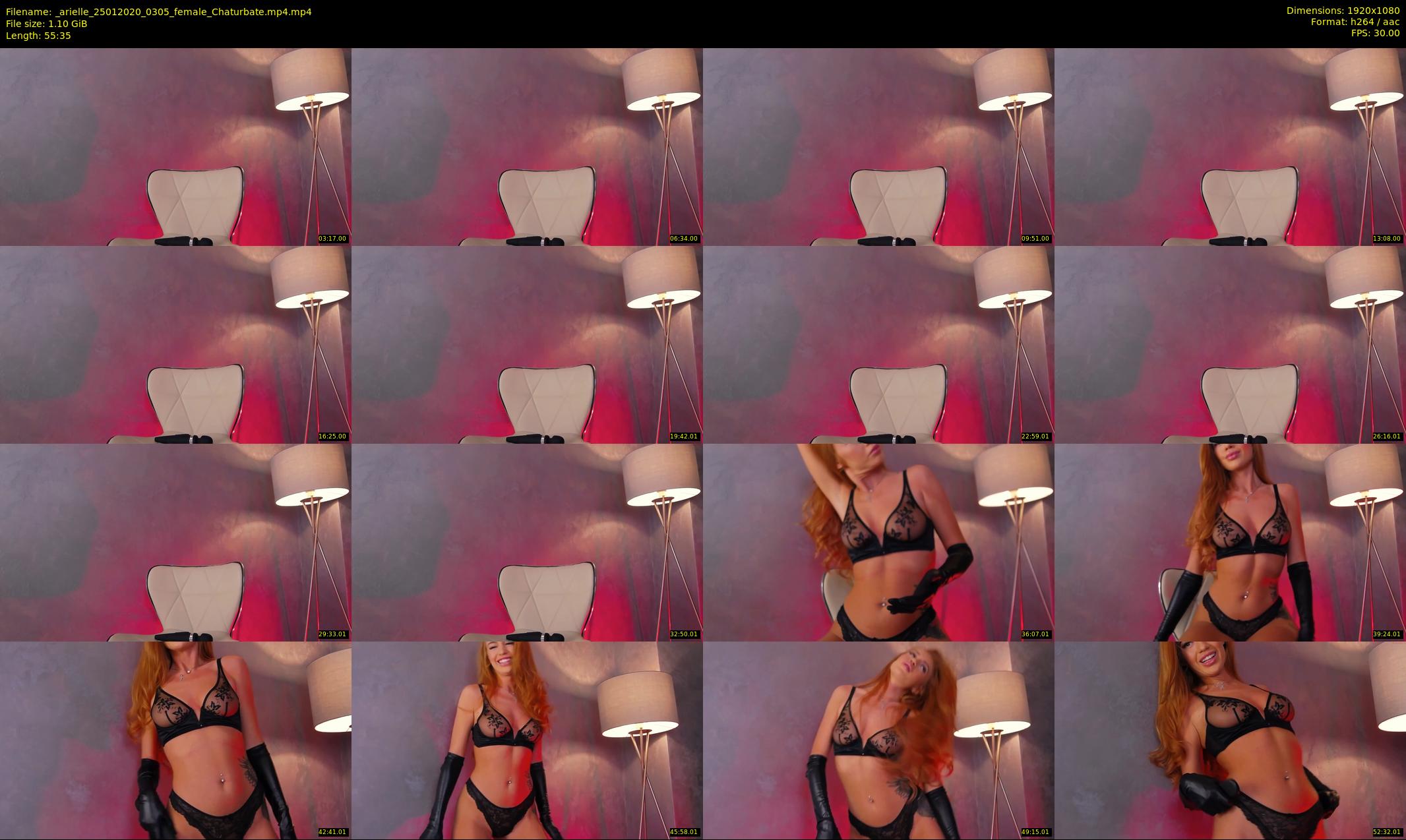 _arielle — 56 minute Chaturbate female cam show recording, 1080p, Jan 25, 2020