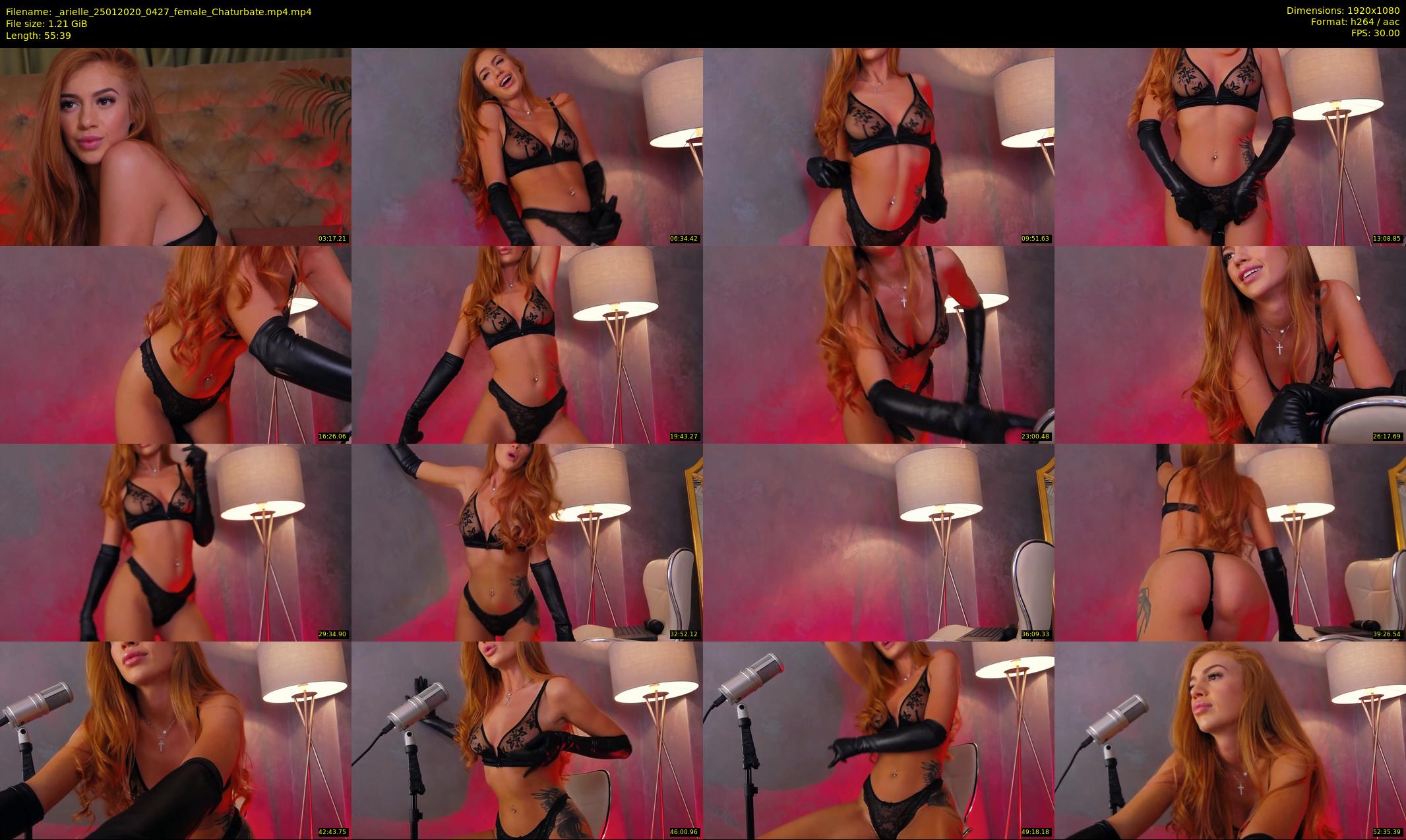 _arielle — 56 minute Chaturbate female cam show recording, 1080p, Jan 25, 2020