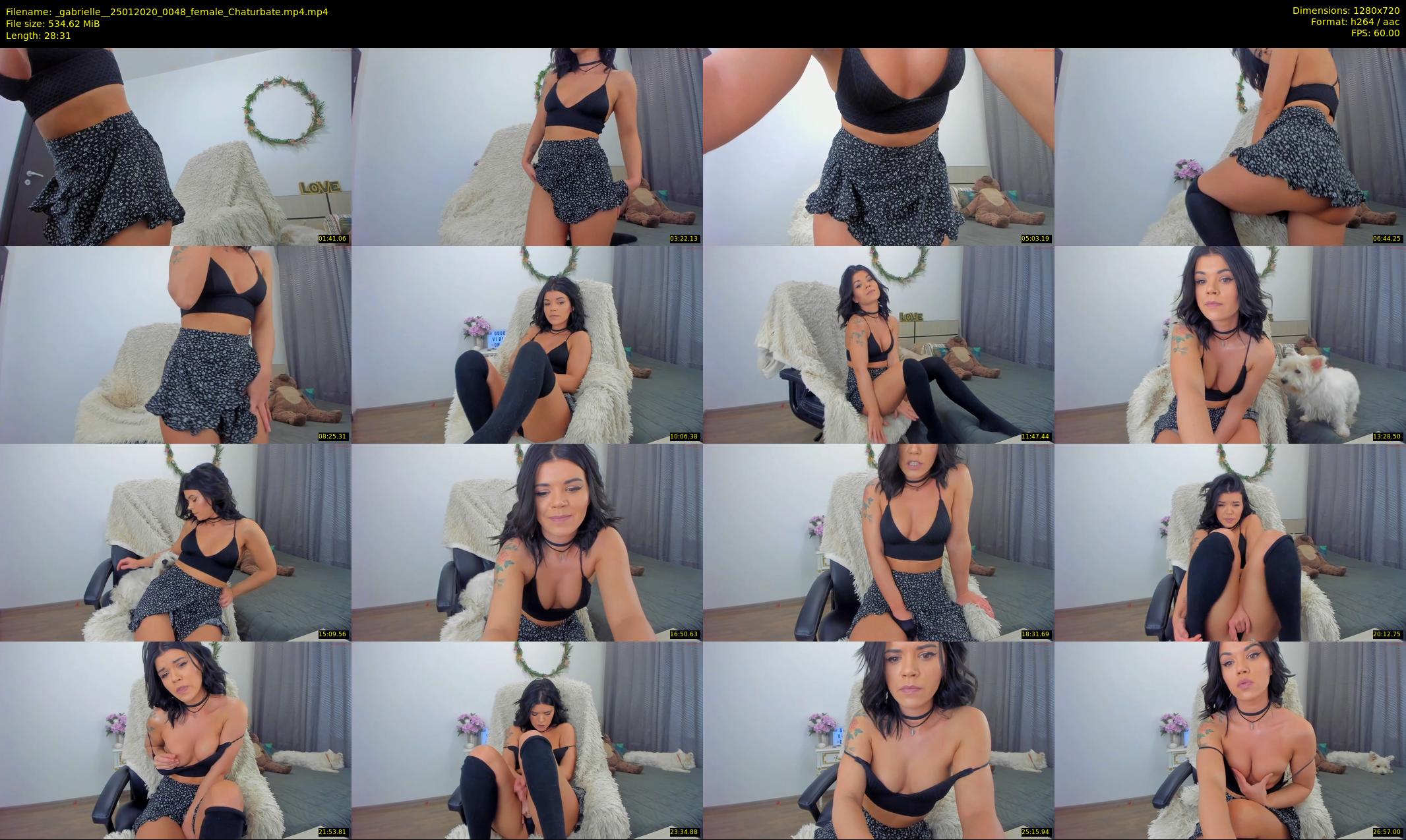 _gabrielle_ — 29 minute Chaturbate female cam show recording, 720p, Jan 25, 2020
