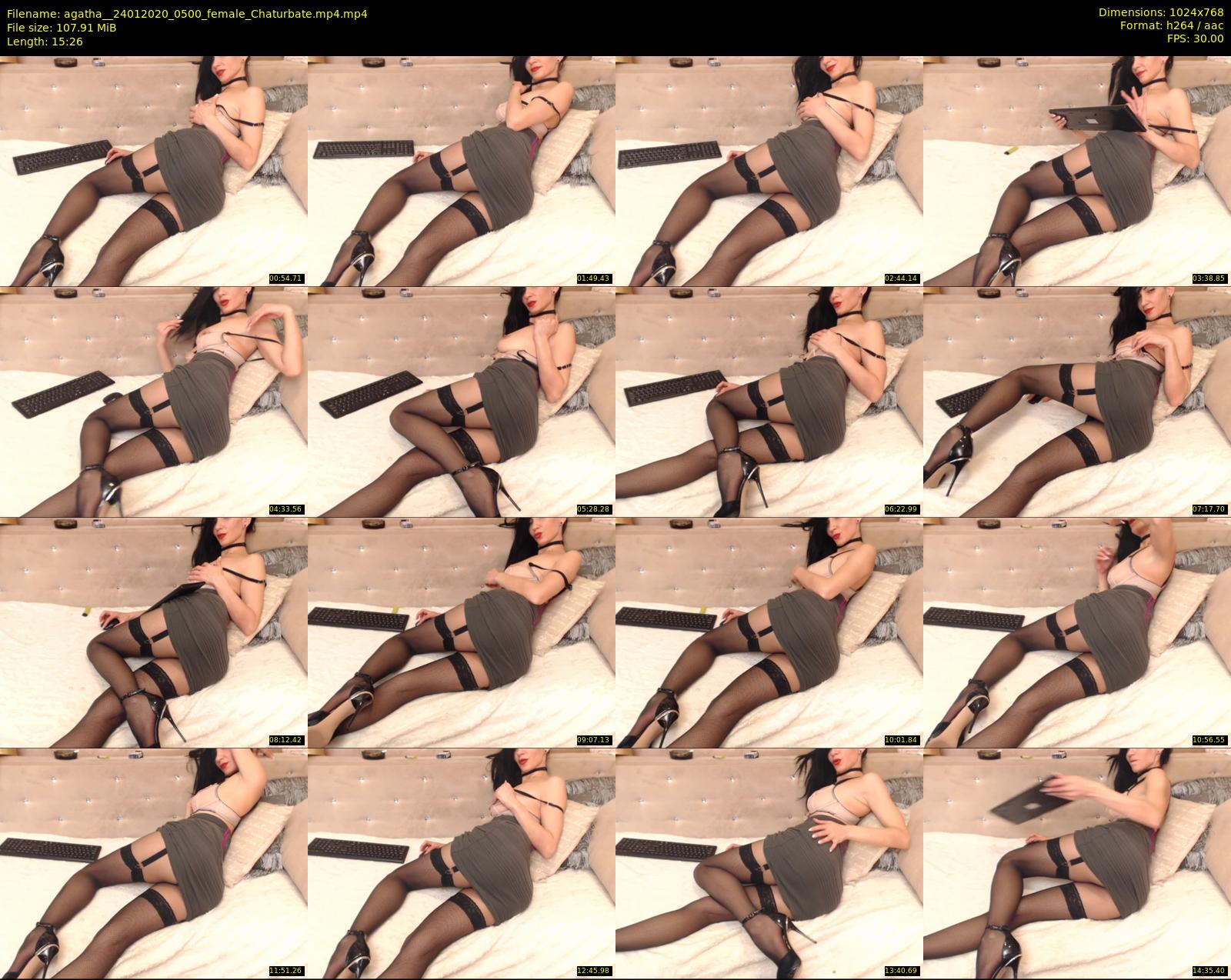 agatha_ — 16 minute Chaturbate female cam show recording, 720p, Jan 24, 2020