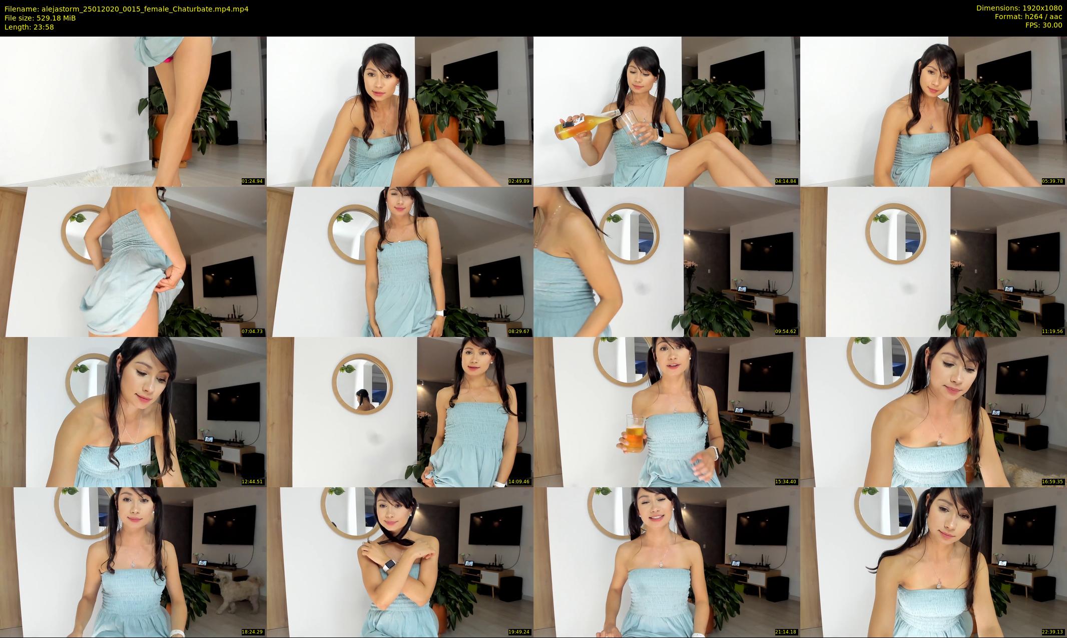 alejastorm — 24 minute Chaturbate female cam show recording, 1080p, Jan 25, 2020