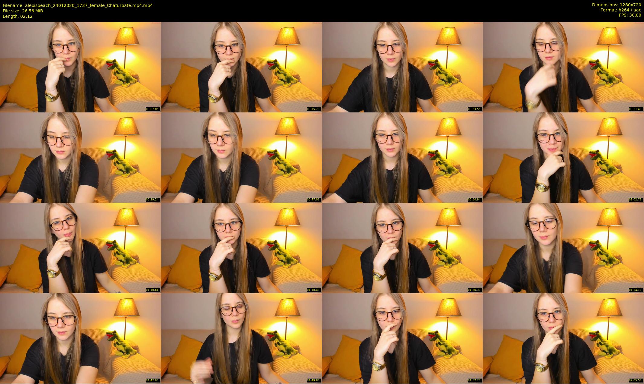 alexispeach — 3 minute Chaturbate female cam show recording, 720p, Jan 24, 2020