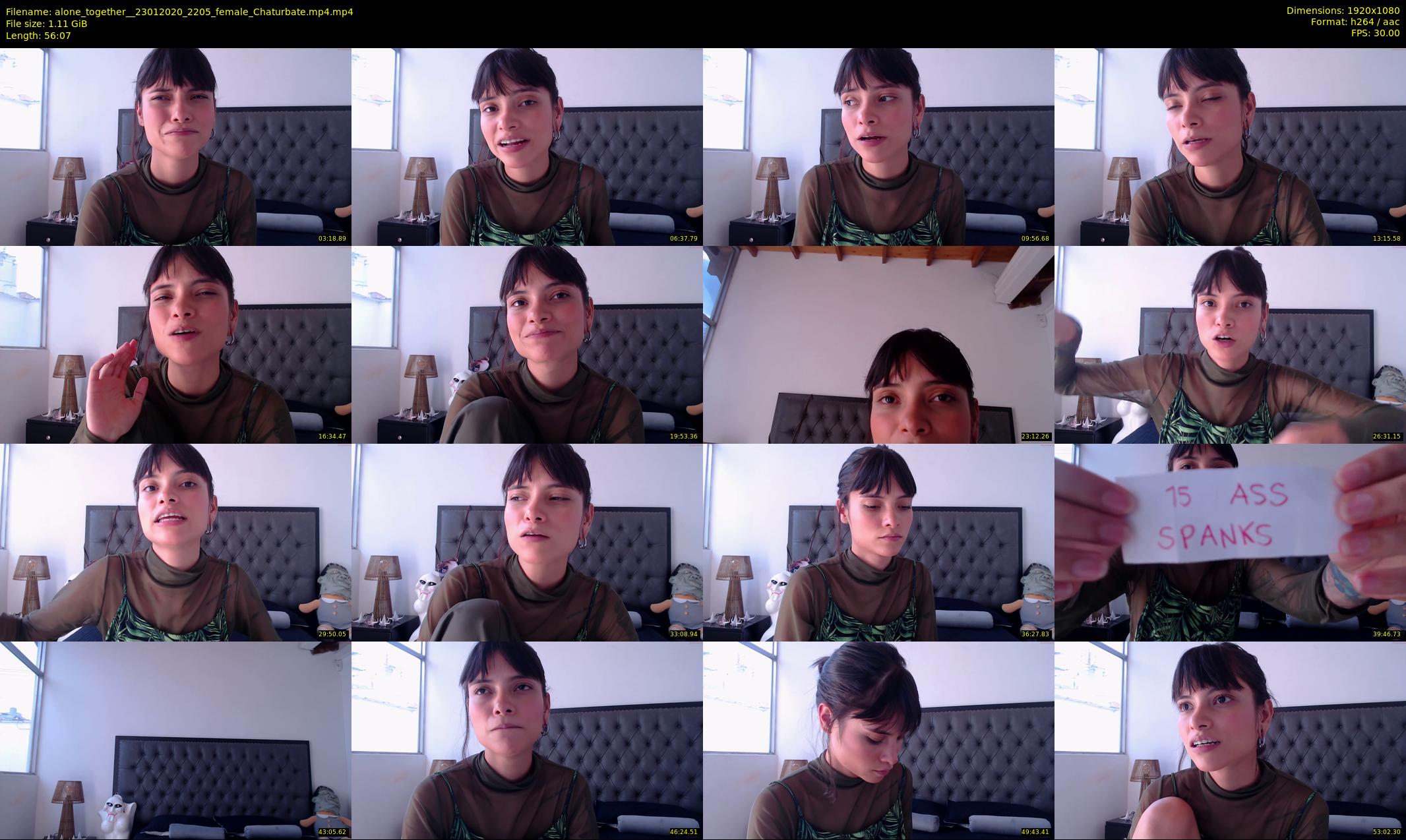 alone_together_ — 57 minute Chaturbate female cam show recording, 1080p, Jan 23, 2020