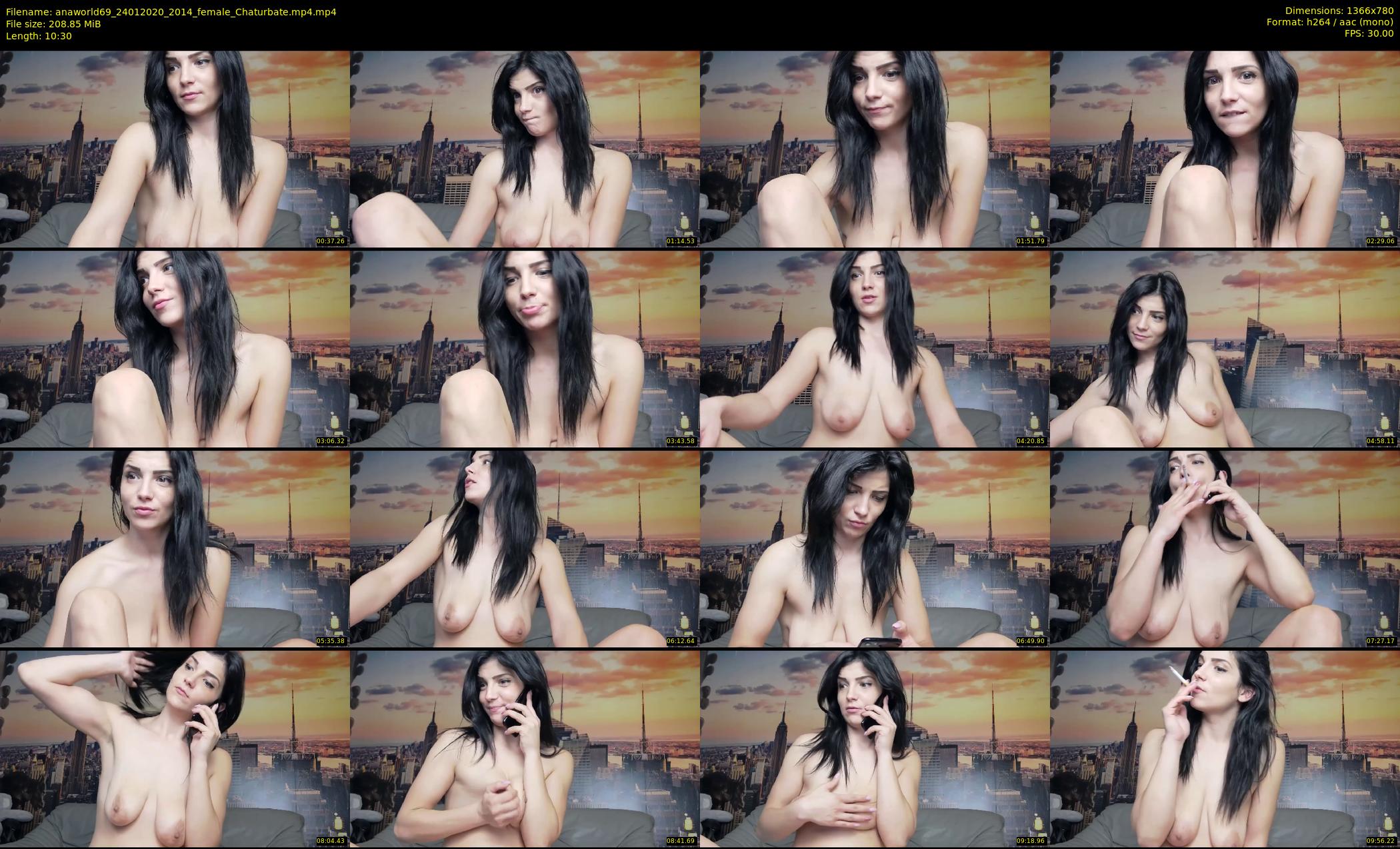anaworld69 — 11 minute Chaturbate female cam show recording, 720p, Jan 24, 2020