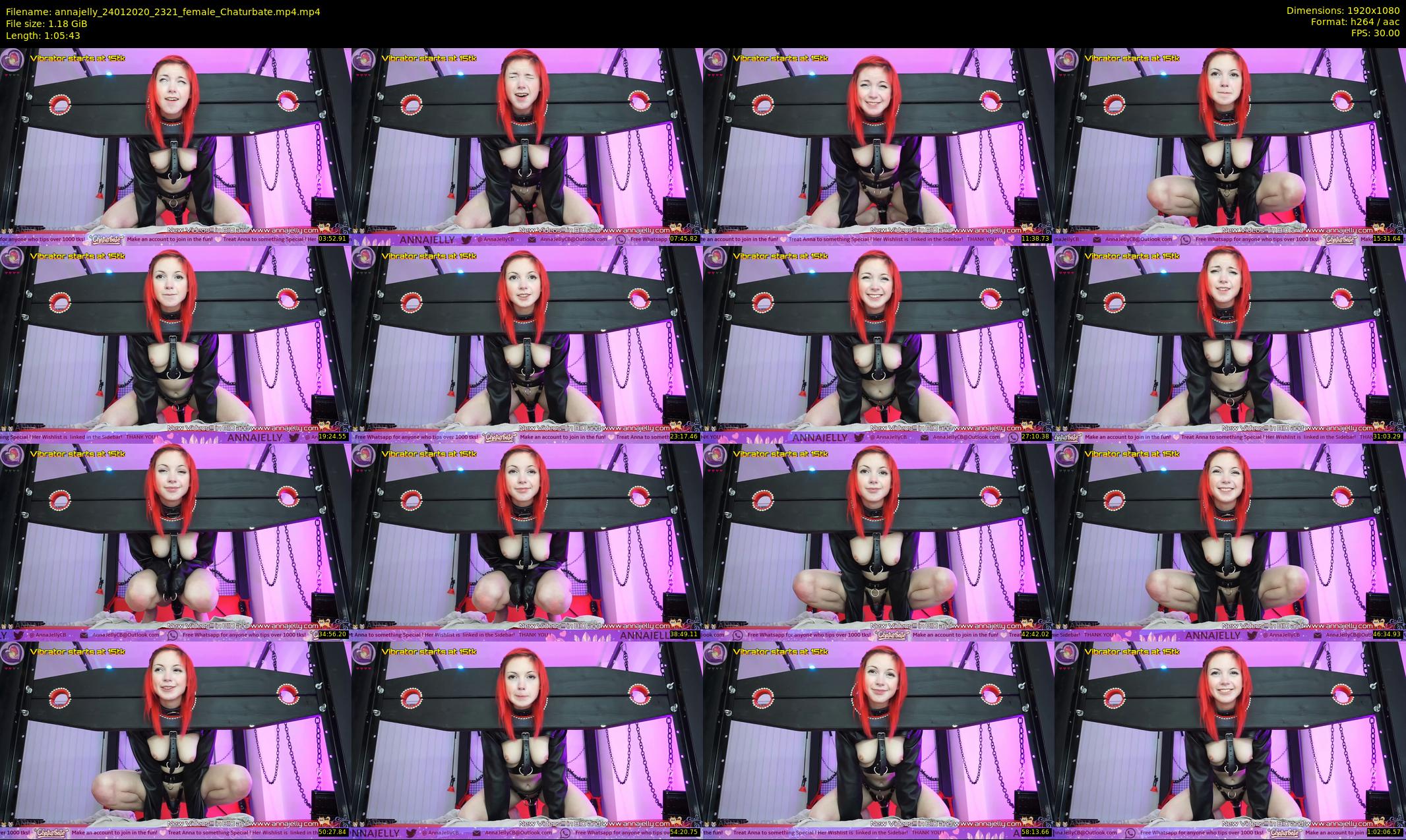 annajelly — 66 minute Chaturbate couple cam show recording, 1080p, Jan 24, 2020