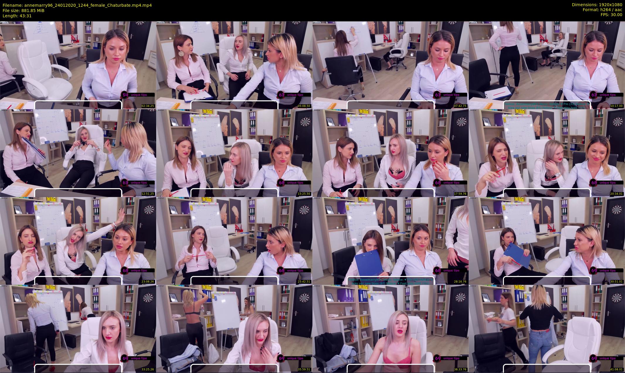 annemarry96 — 44 minute Chaturbate female cam show recording, 1080p, Jan 24, 2020